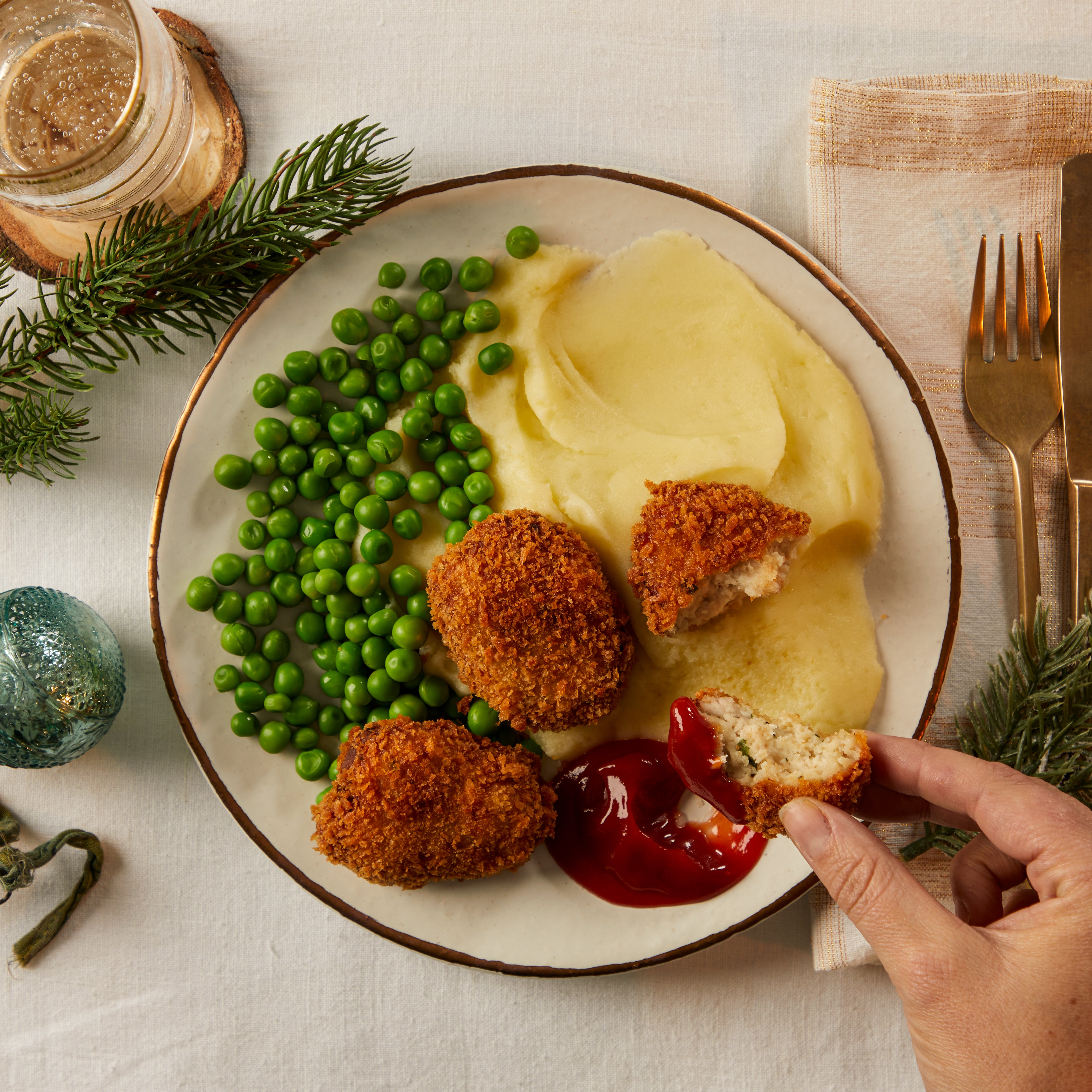 The ultimate comfort snack, turning your Christmas turkey into crisp golden bites with a touch of nostalgia