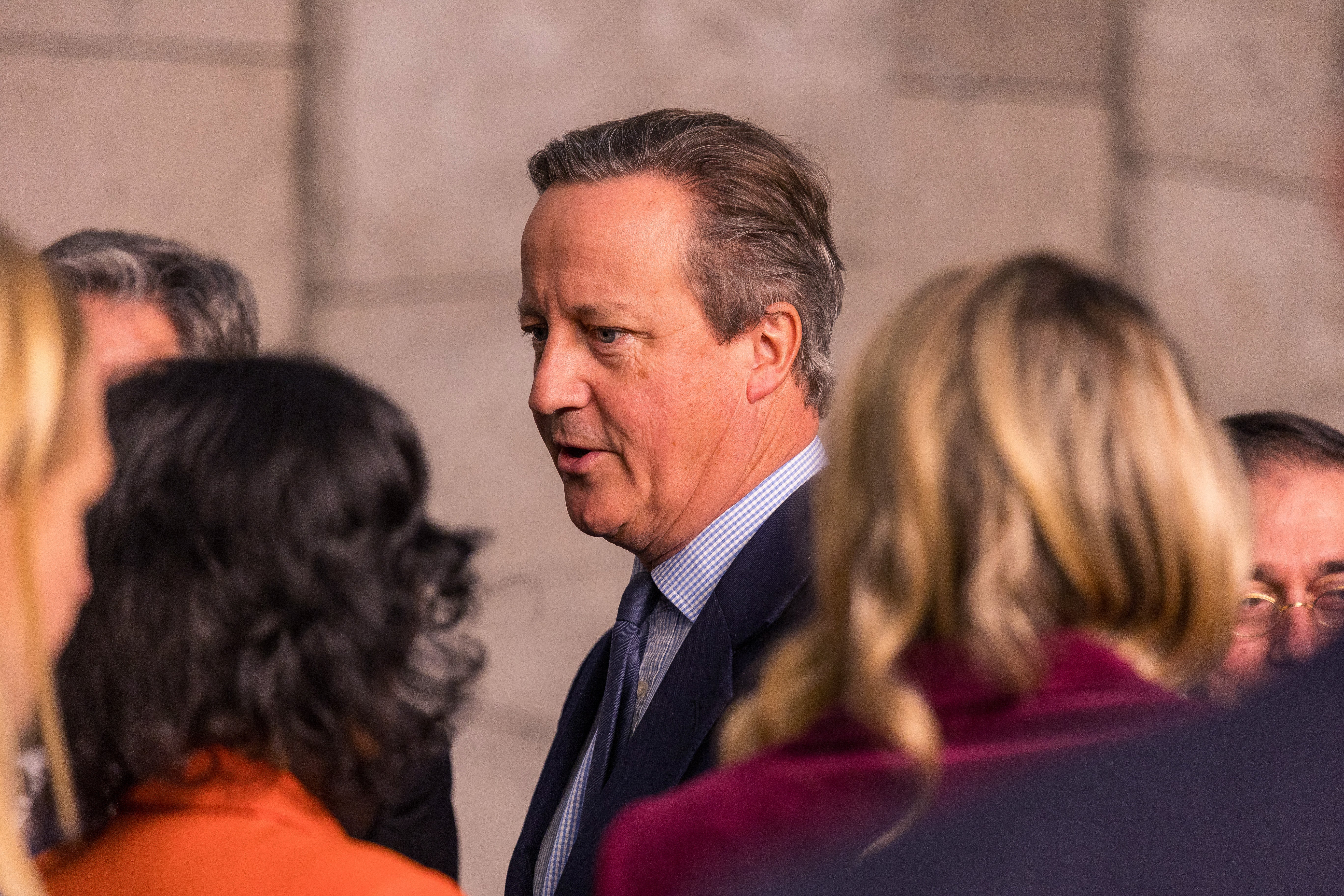 Foreign secretary David Cameron in Brussels on Wednesday