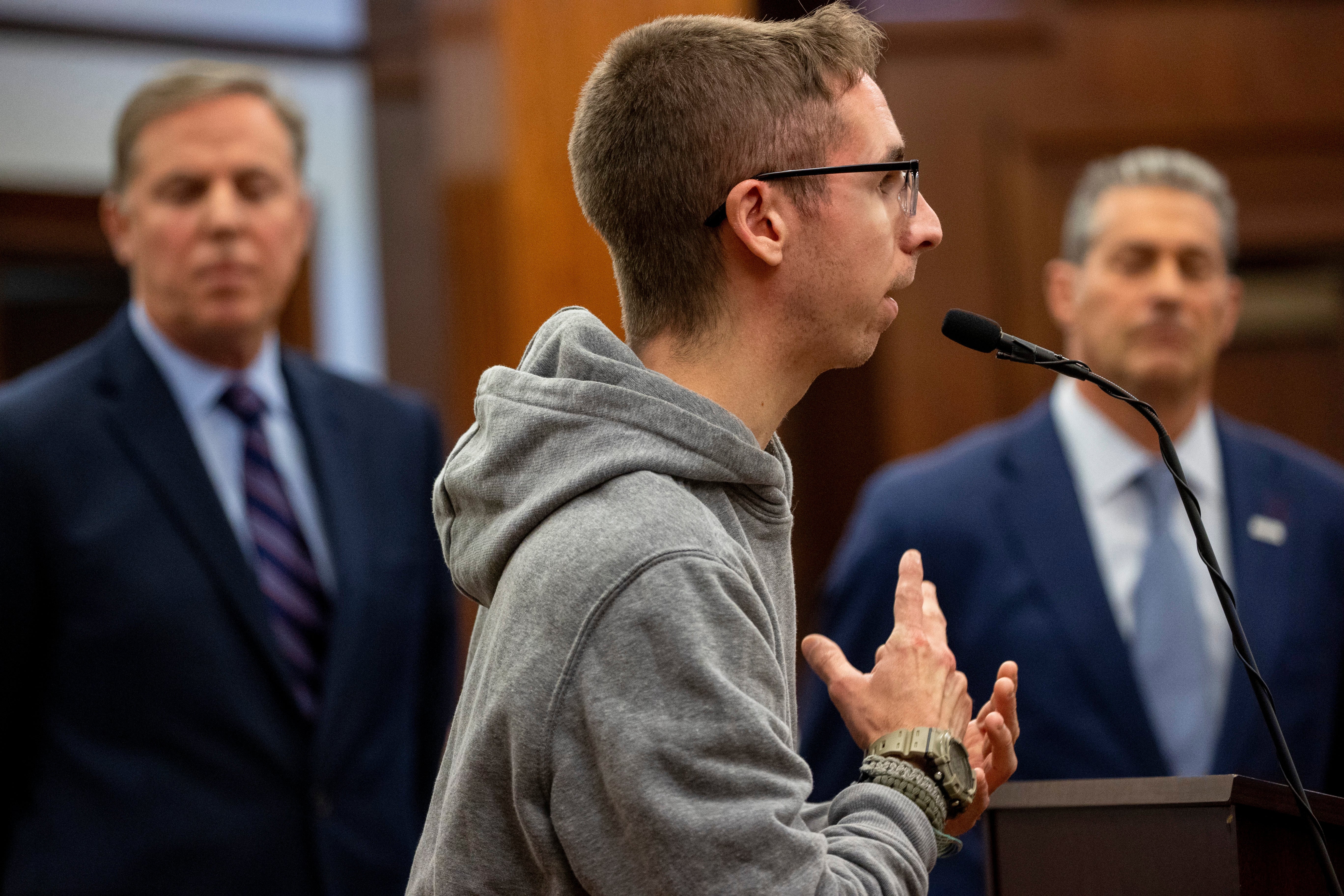 Tony Satterfield addresses the court during Alex Murdaugh’s sentencing