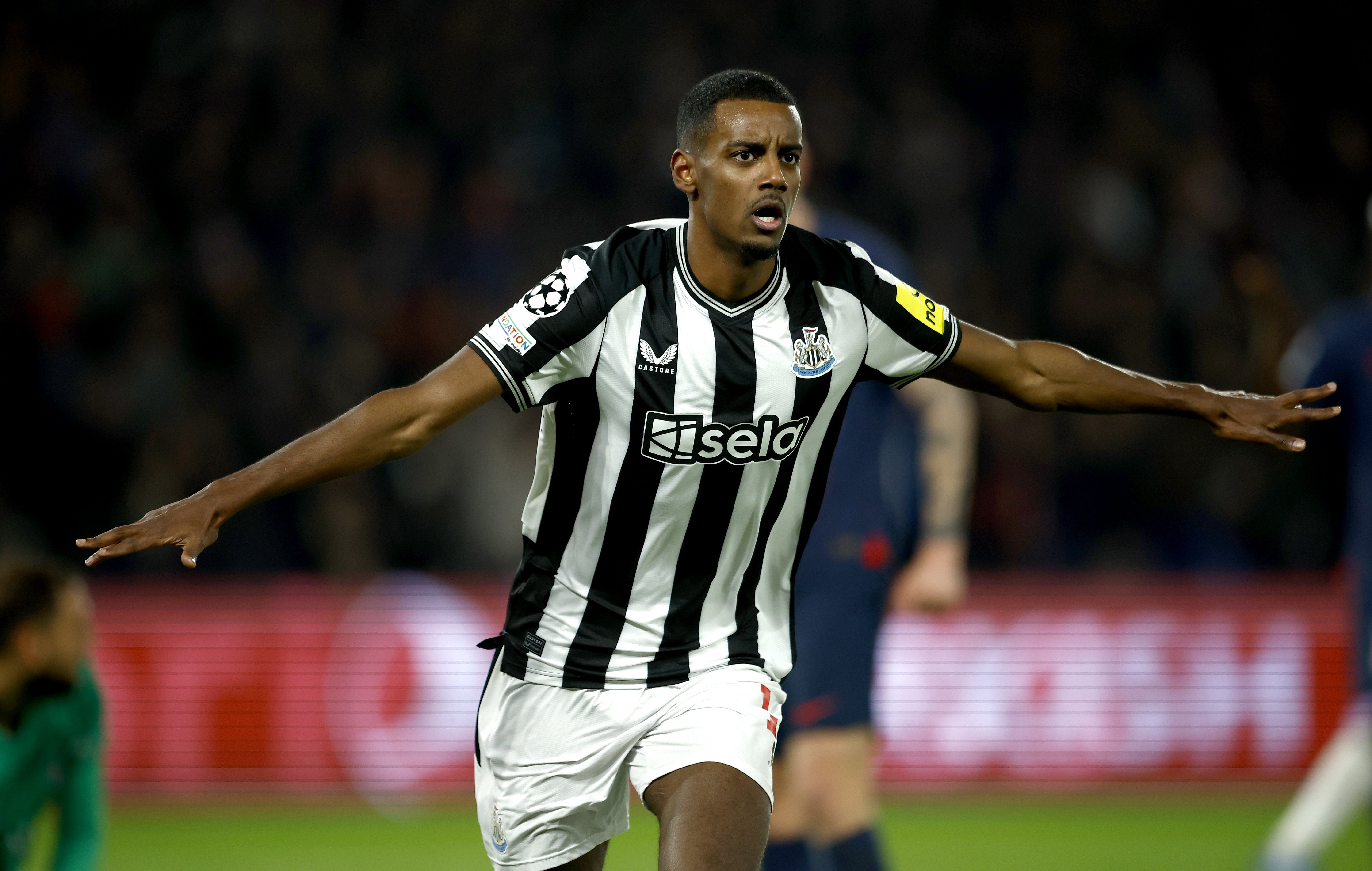 Alexander Isak poked home the opener to give Newcastle a vital lead