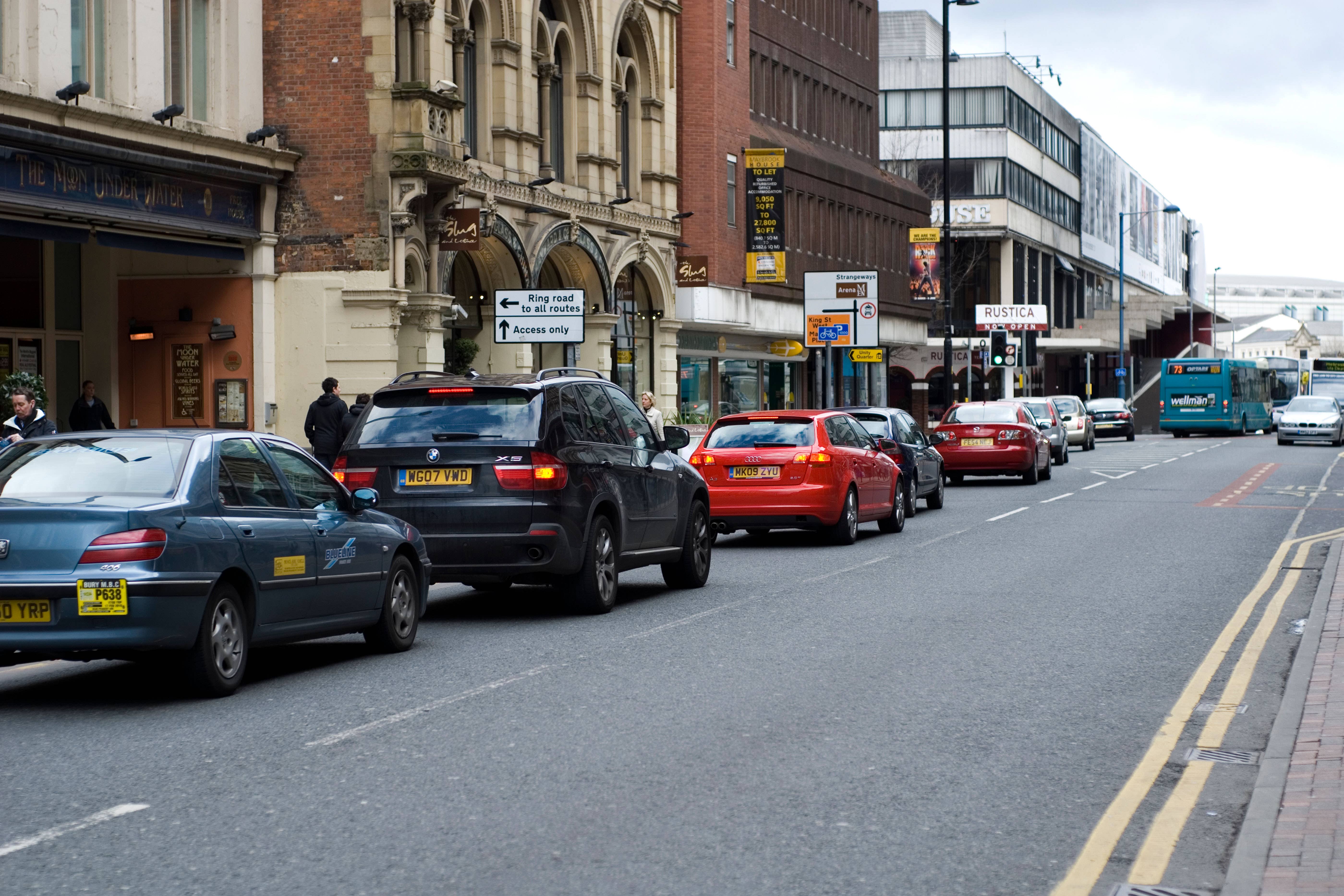 Fewer car journeys are made in large European cities because of a greater reliance on public transport, research has suggested (Alamy/PA)