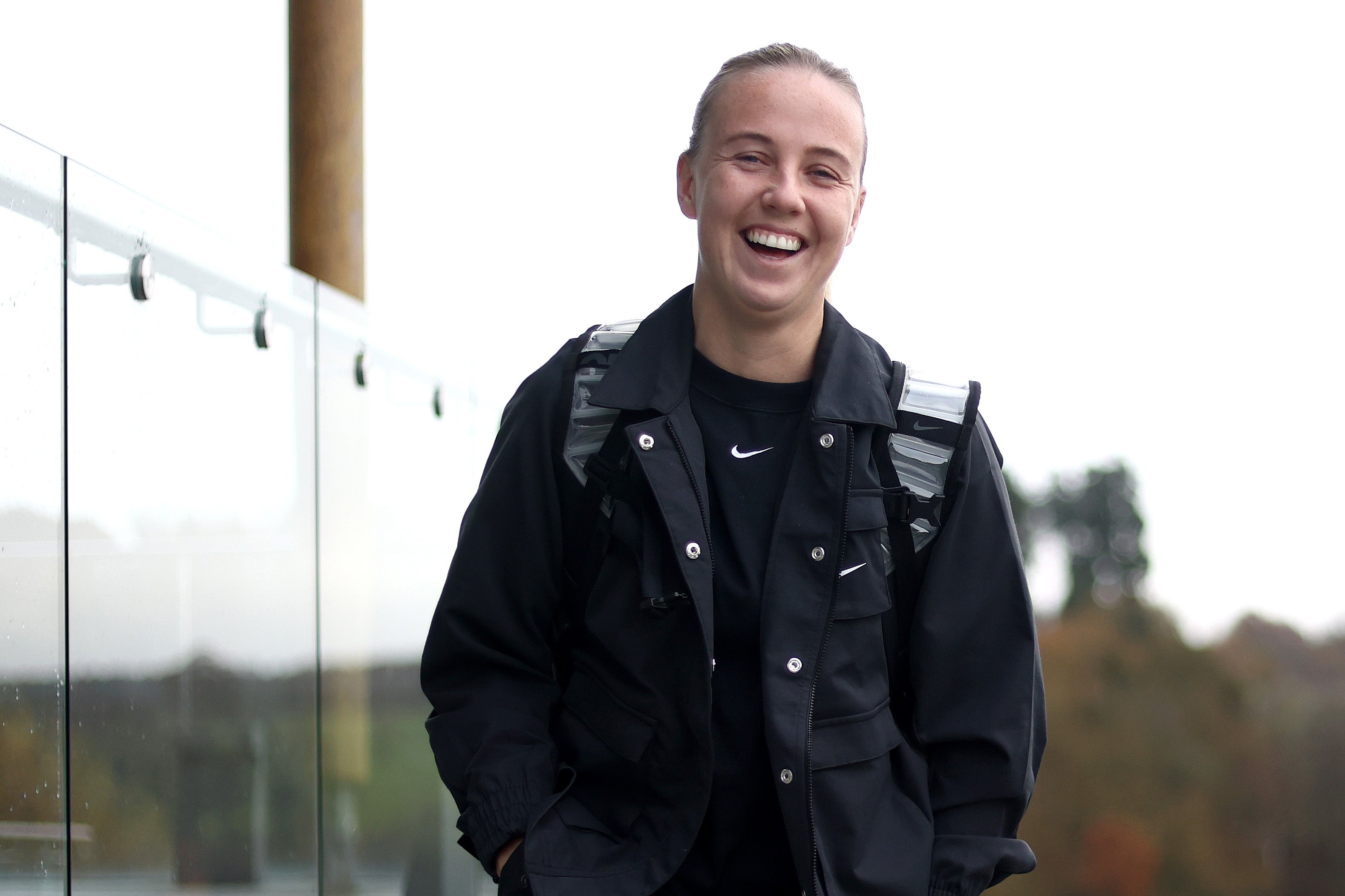 Mead’s joy was clear as she returned to St George’s Park after being named in the England squad