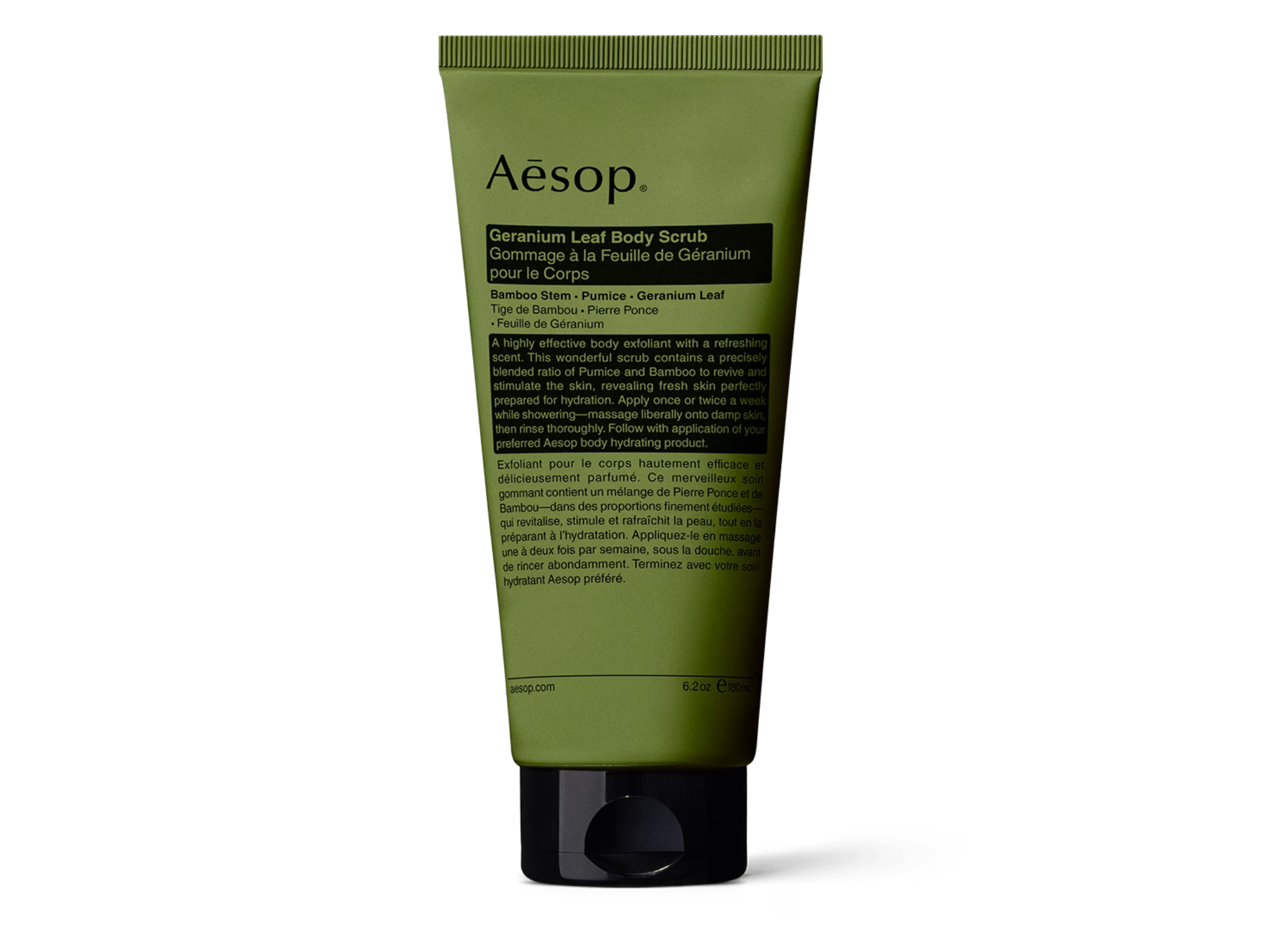 Aēsop geranium leaf body scrub best stocking fillers