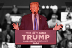 Trump’s violent rhetoric charts his campaign warpath