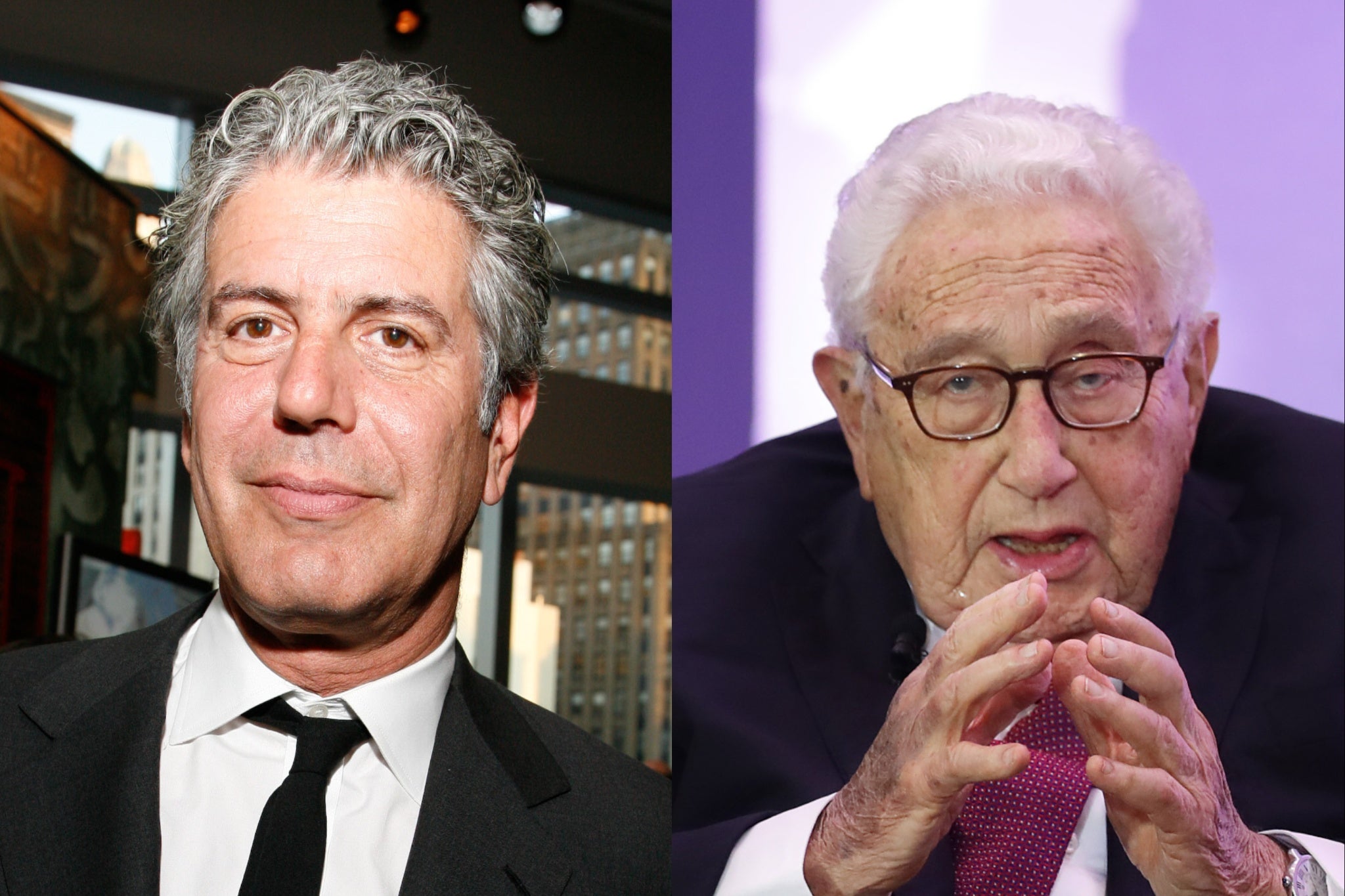 Anthony Bourdain and Henry Kissinger