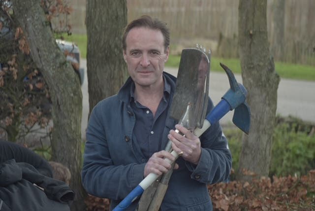 <p>Guy Walters went digging for Nazi gold after a treasure map came to light in the Netherlands </p>