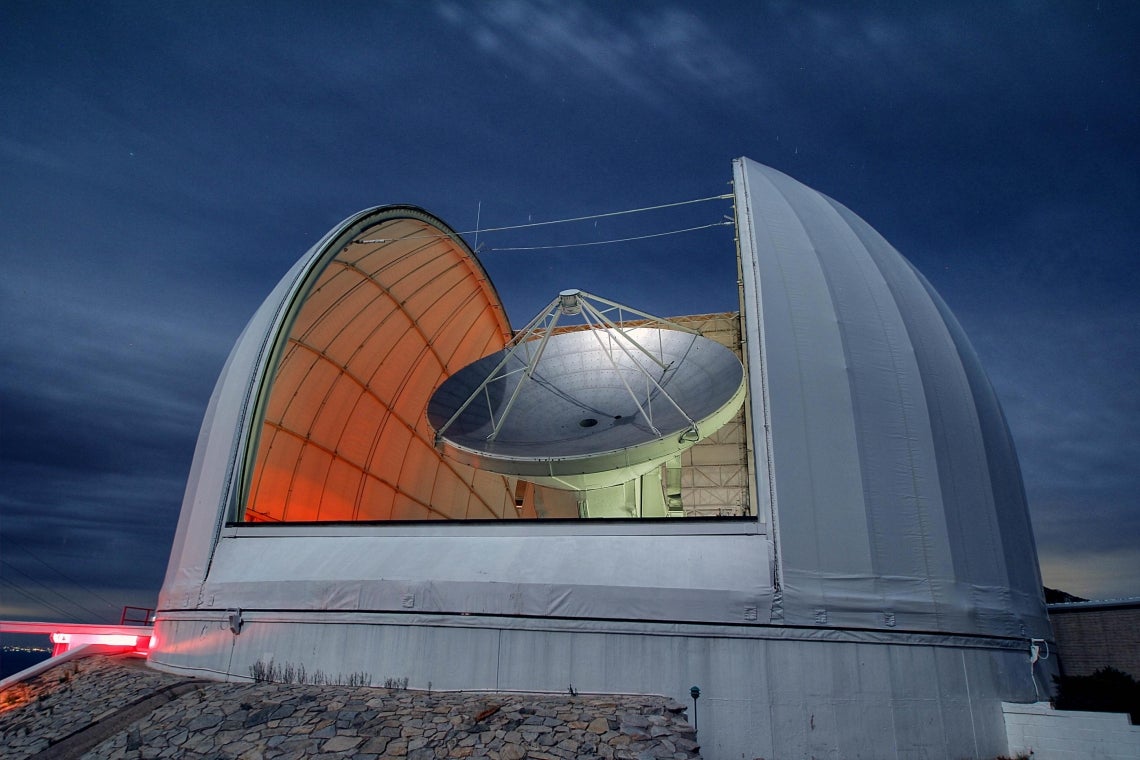 The 12-metre radio telescope at the Steward Observatory was used to observe the phosphorus