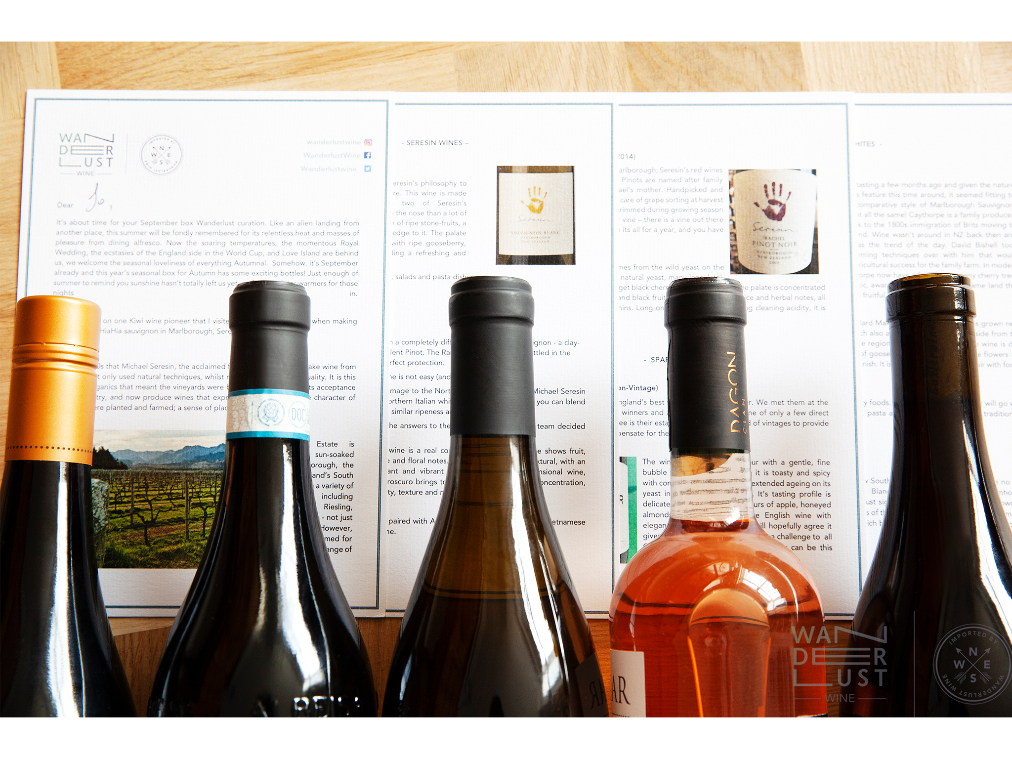 Wanderlust wine club subscription