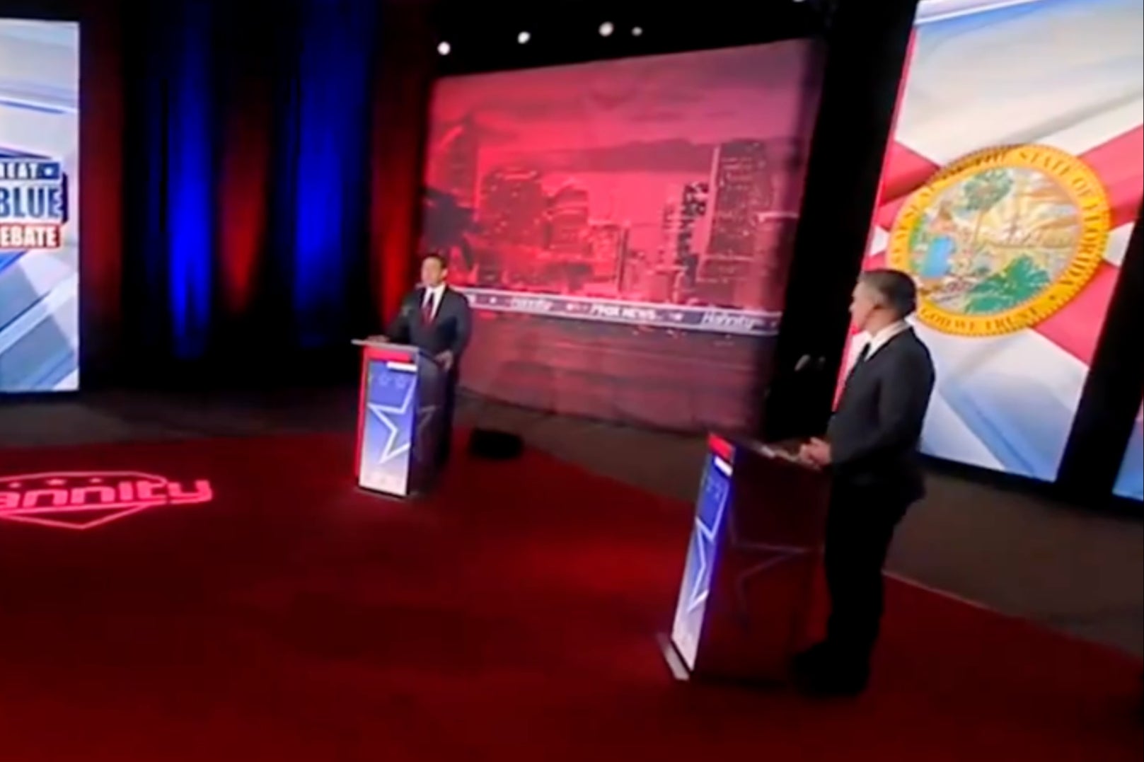 Ron DeSantis and Gavin Newsom clash in Fox News debate