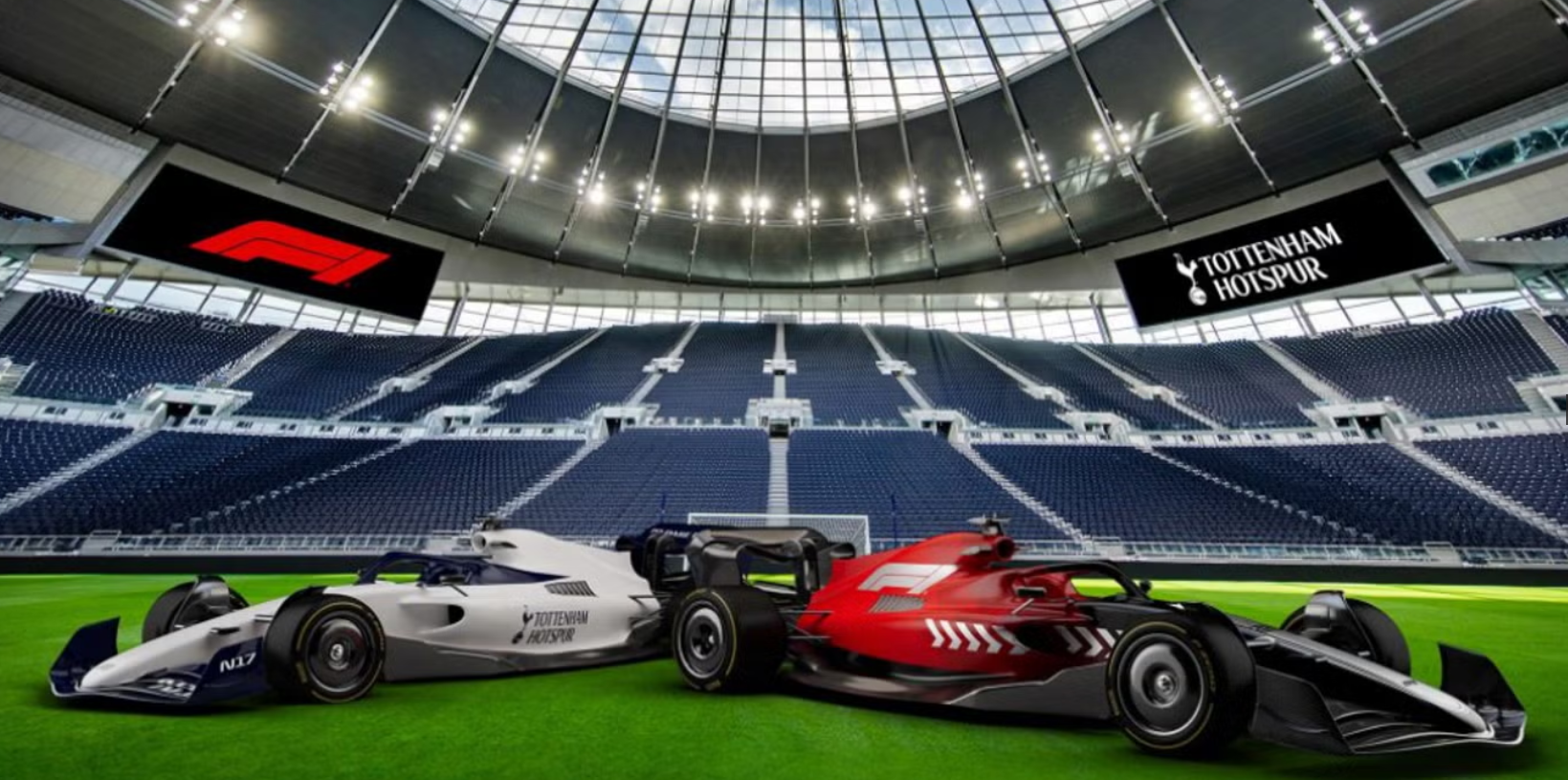 Formula 1 has teamed up with Tottenham Hotspur to build an indoor go-kart track below the team’s 60,000-seater stadium