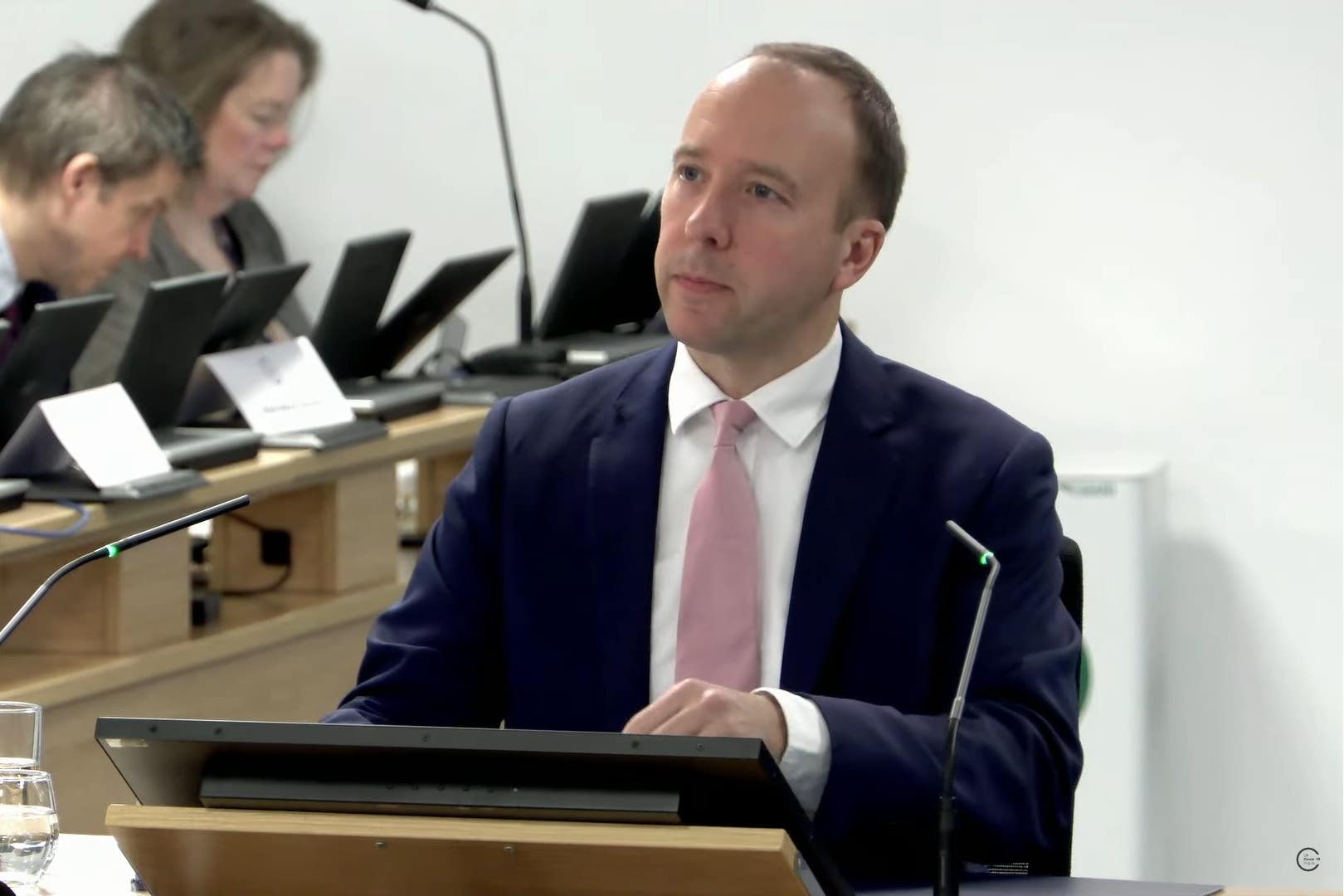 Former health secretary Matt Hancock began giving evidence to the UK Covid-19 Inquiry (UK Covid-19 Inquiry/PA)