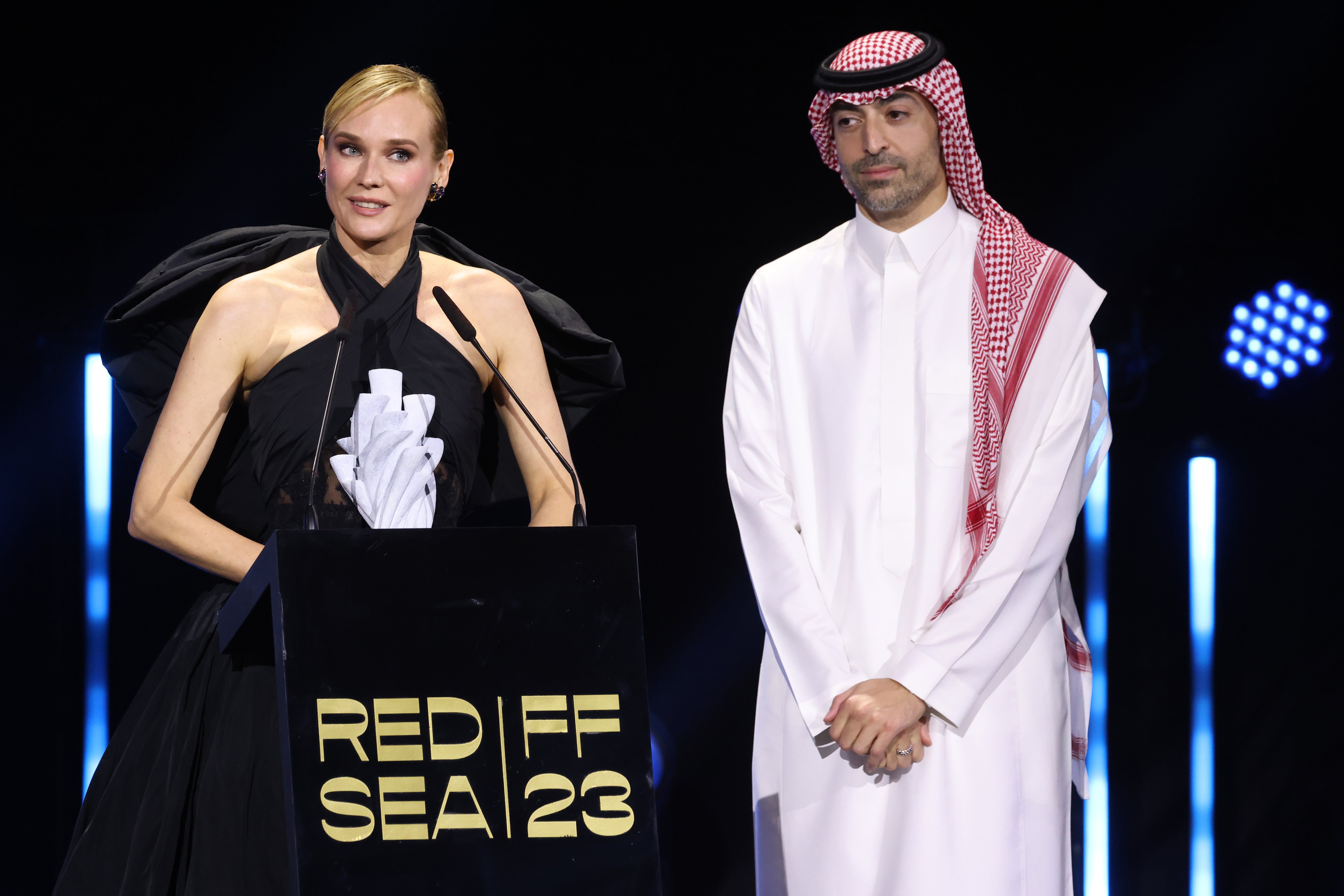 Diane Kruger and Mohammed Al Turki