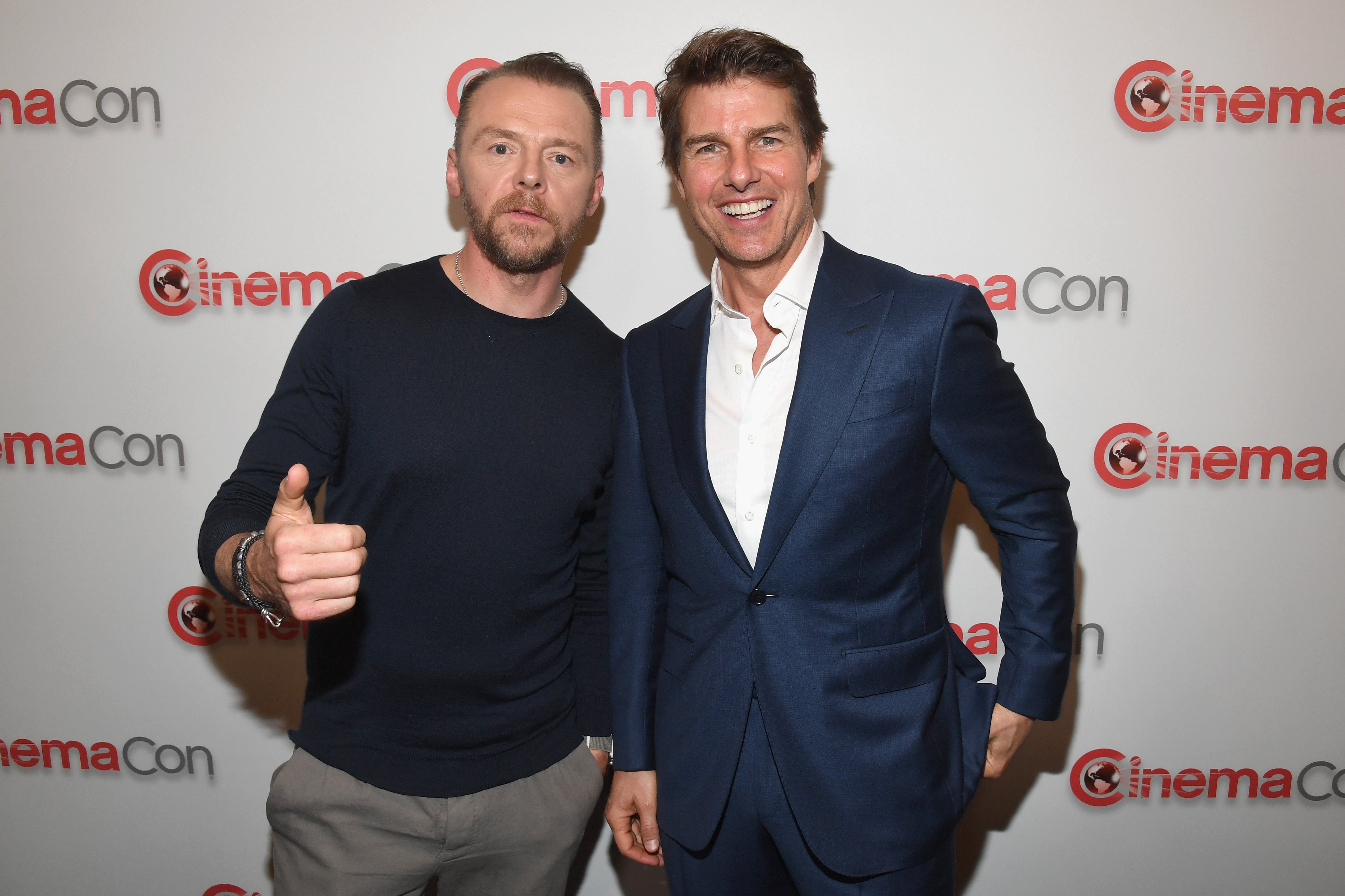 Pegg credits Tom Cruise with helping him through recovery