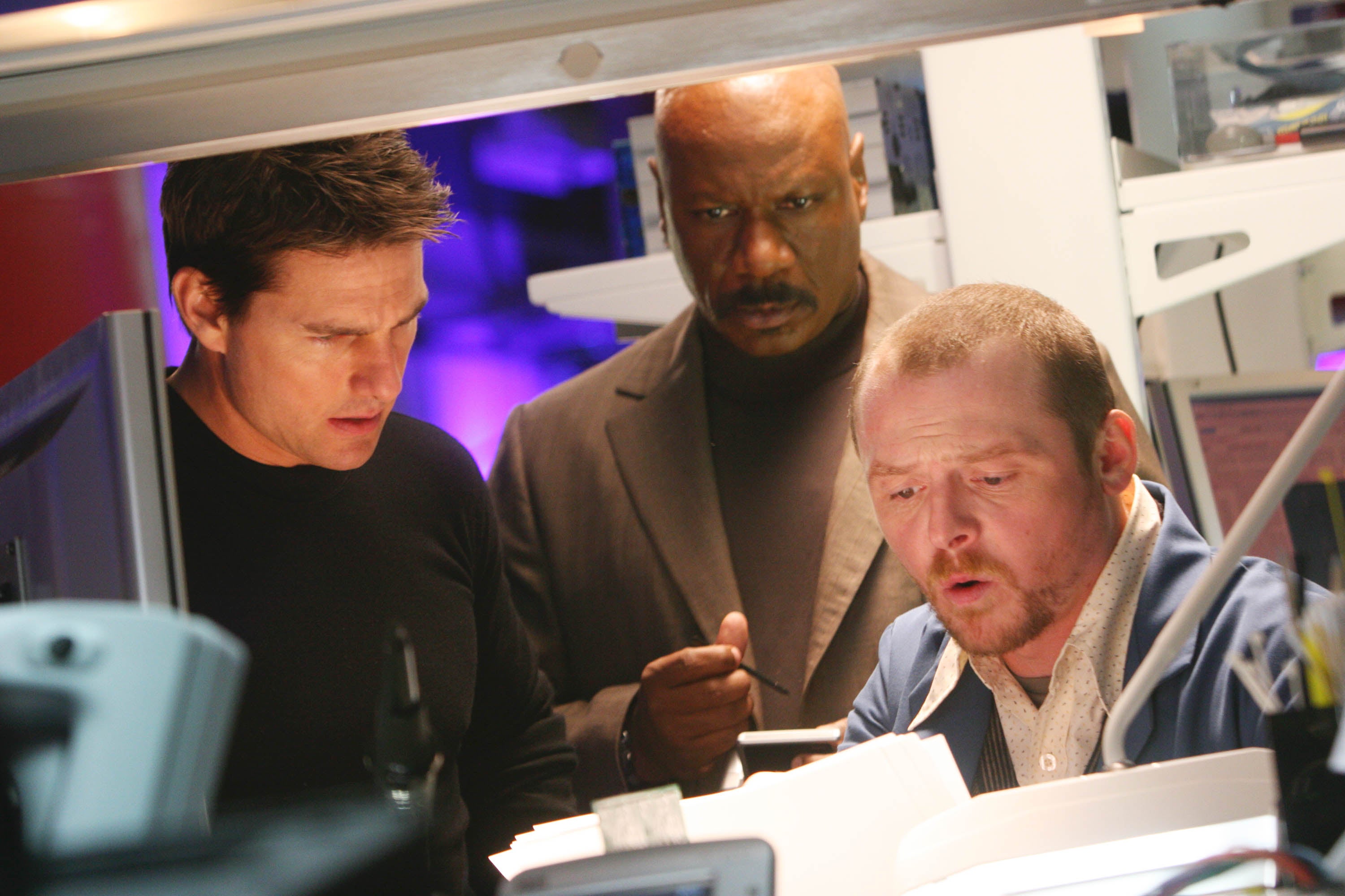 Tom Cruise, Simon Pegg and Ving Rhames
