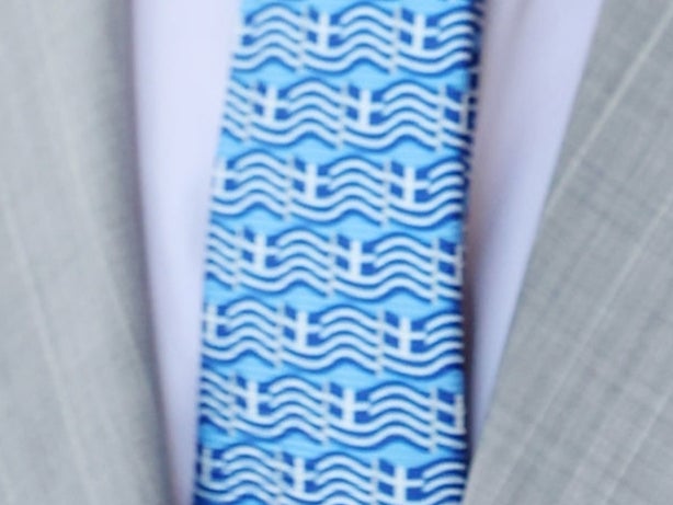 The royal tie, worn at Cop28 summit on Friday