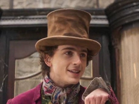 Timothee Chalamet in ‘Wonka’’