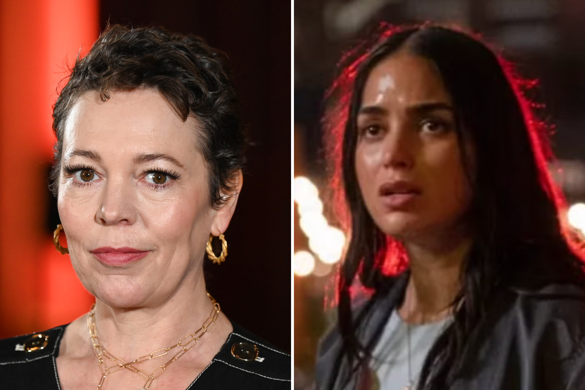 Olivia Colman and Melissa Barrera in ‘Scream 7’