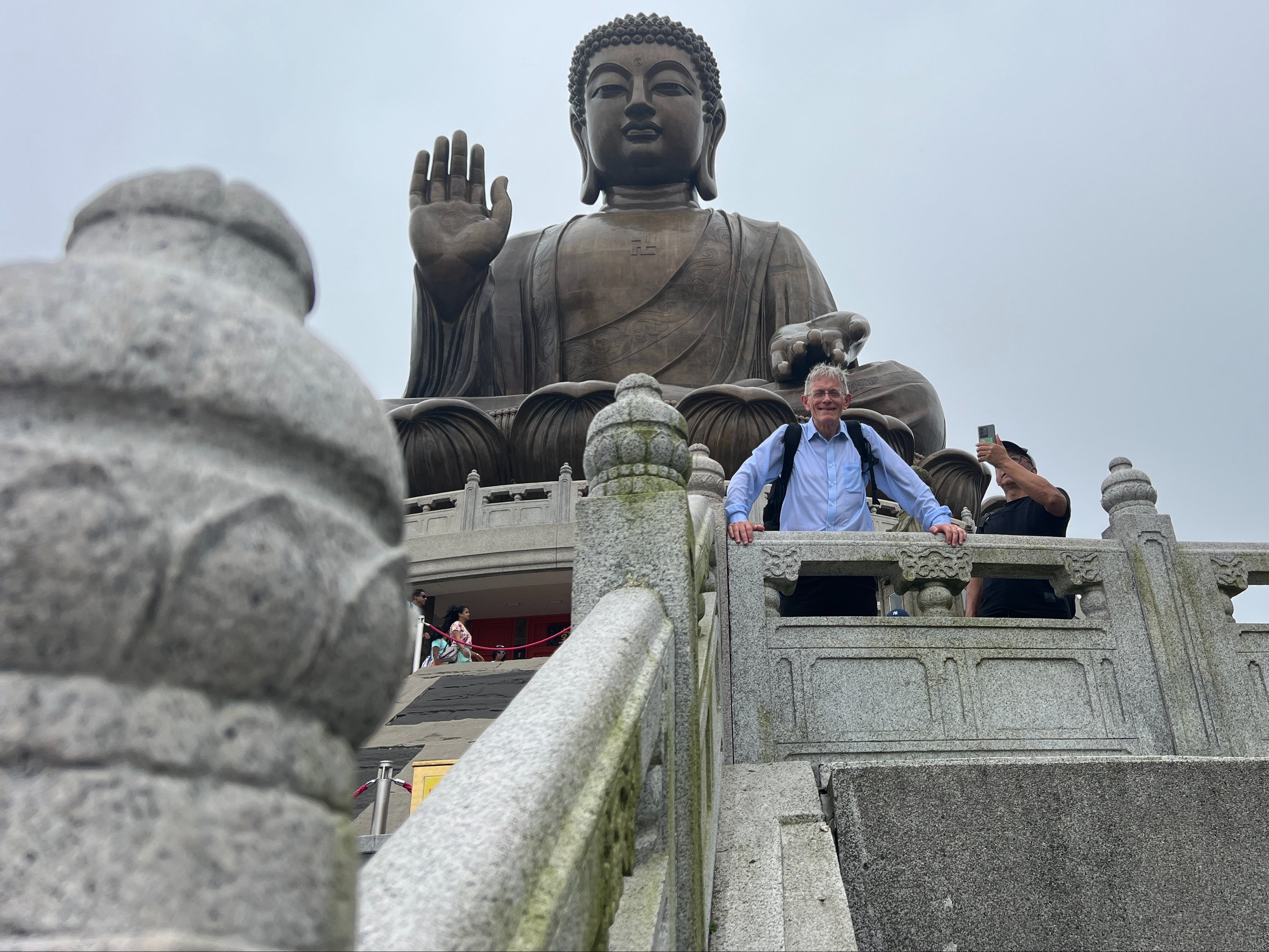 High and mighty: the 250-tonne bronze Big Buddha on Lantau Island