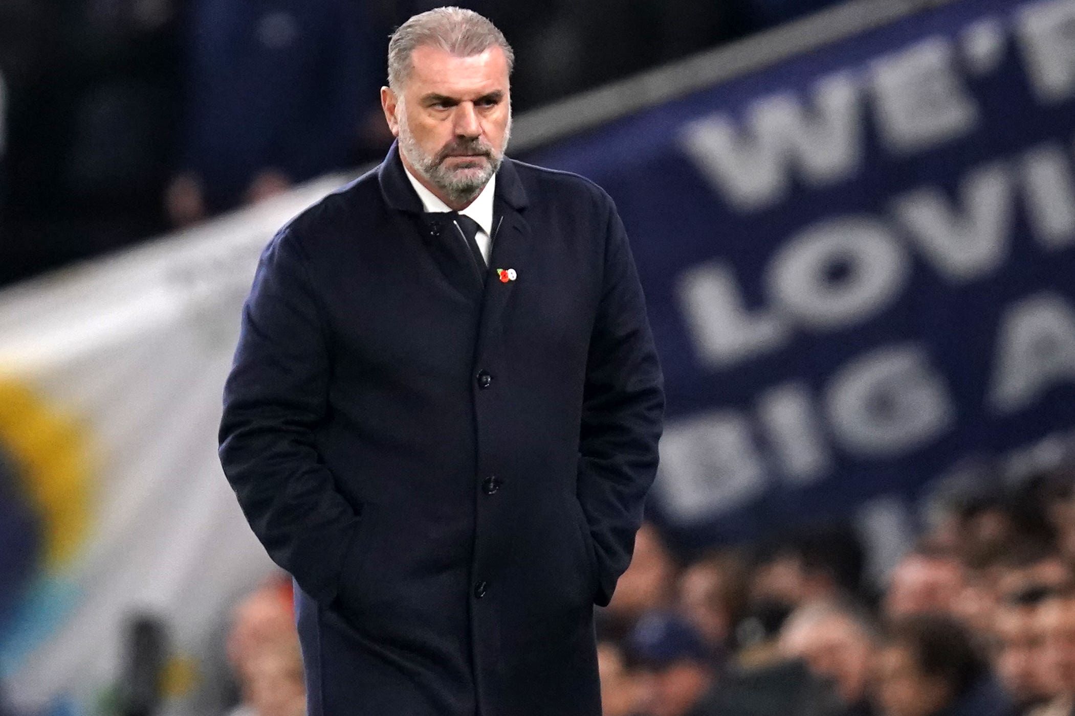 Ange Postecoglou will not change his approach when Tottenham travel to Manchester City (John Walton/PA)