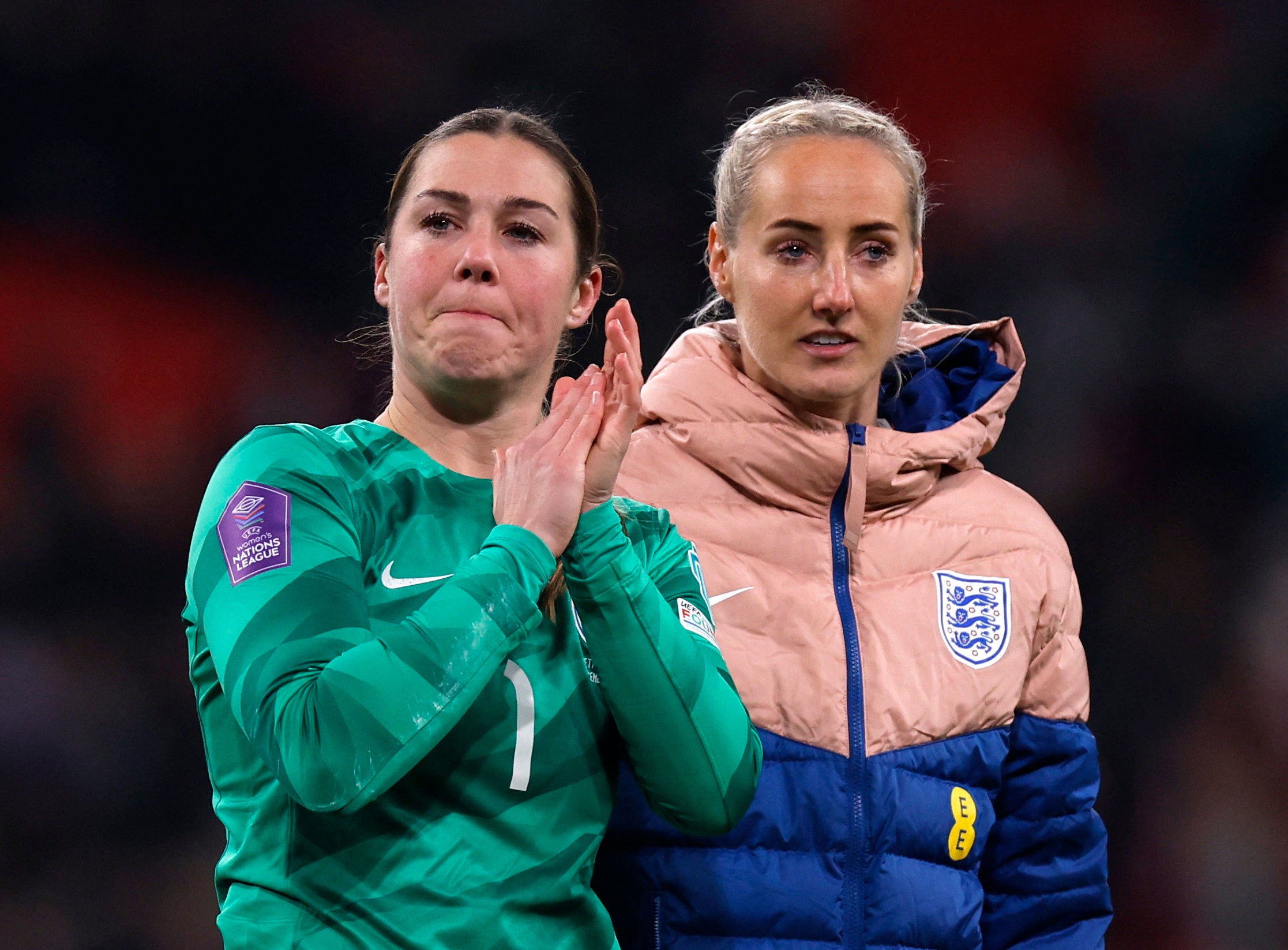 Mary Earps was emotional after England’s 3-2 win