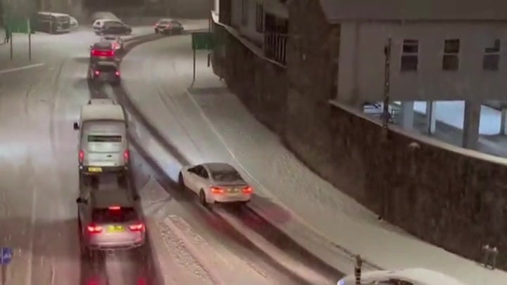 Cars abandoned in Cumbria on Sunday morning as police declare a major incident