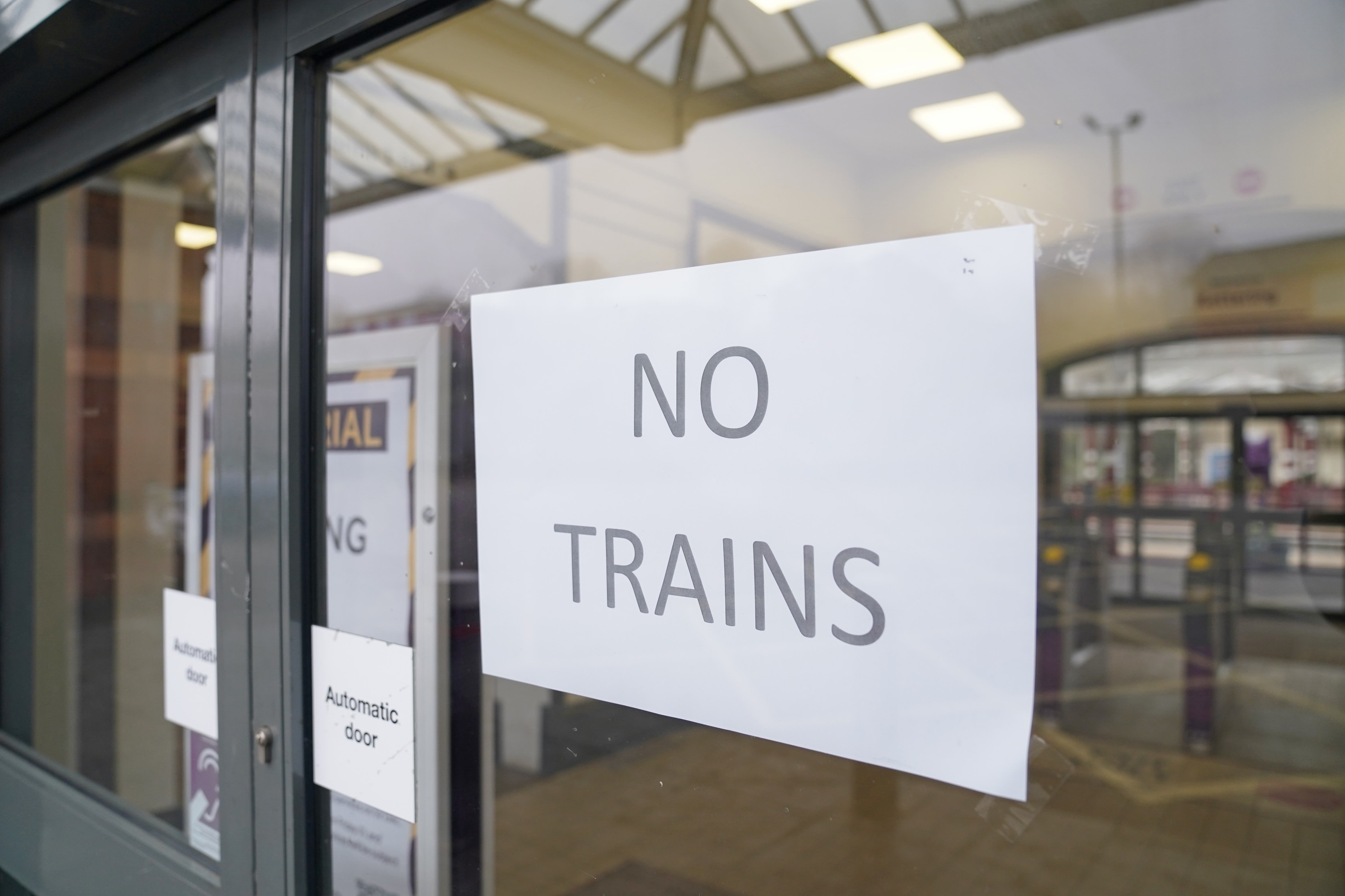 Members of the drivers’ union Aslef are staging a series of walkouts (Joe Giddens/PA)