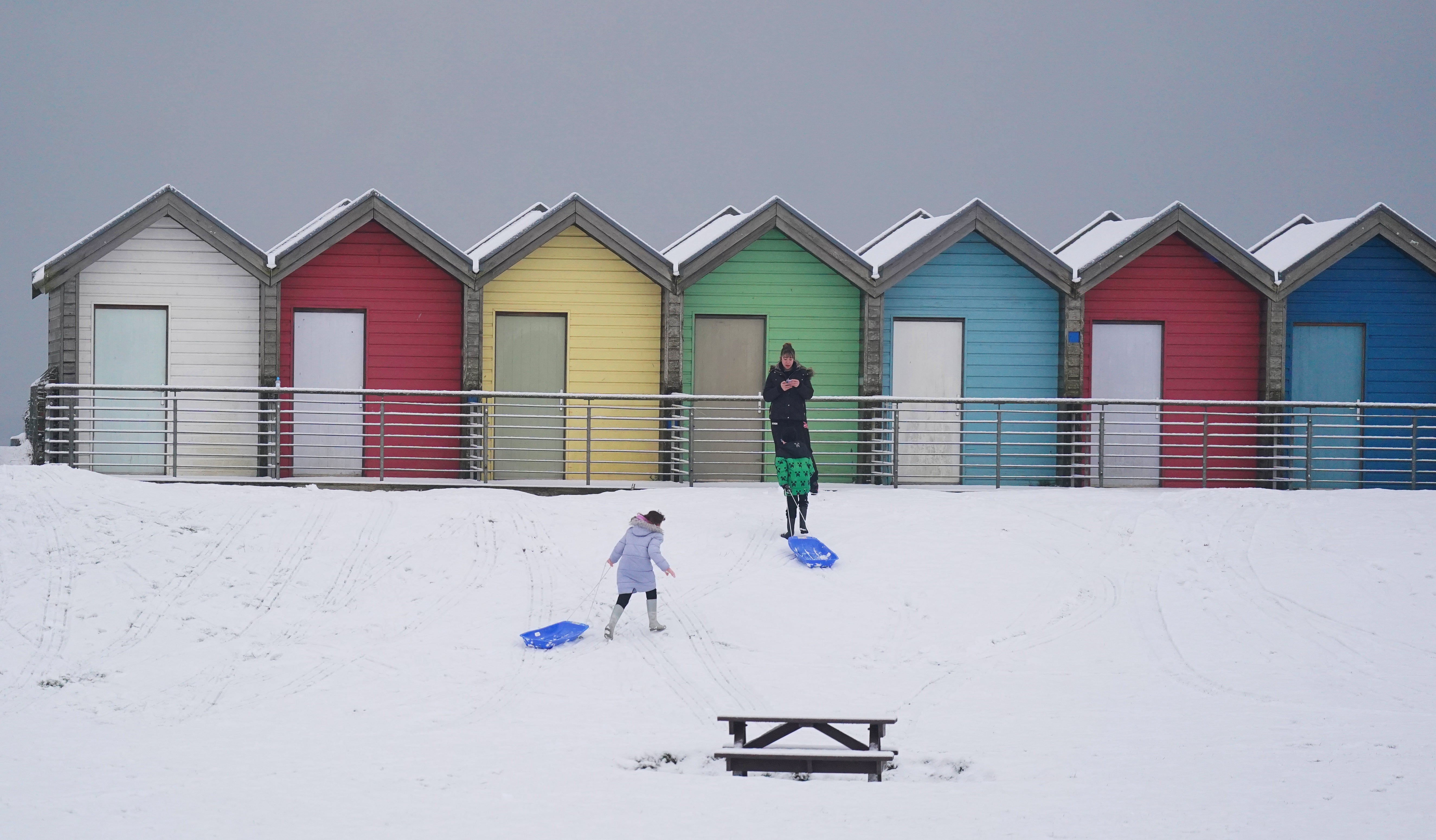 Scenic scenes in Blyth, Northumberland, yesterday