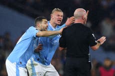 Man City fury as referee mistake denies late chance in Tottenham draw