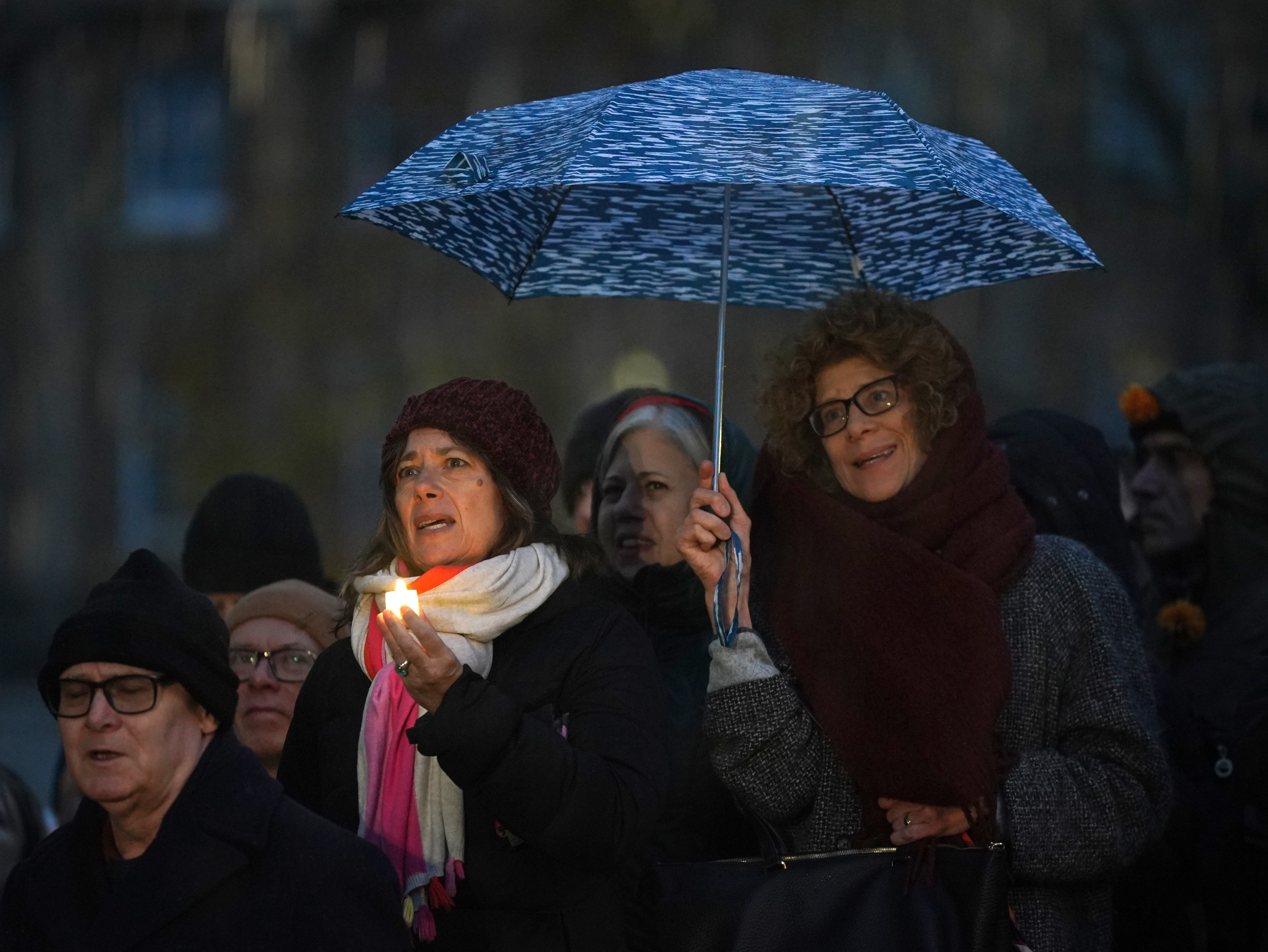 The event was billed as a space to mourn the loss of life on all sides of the conflict