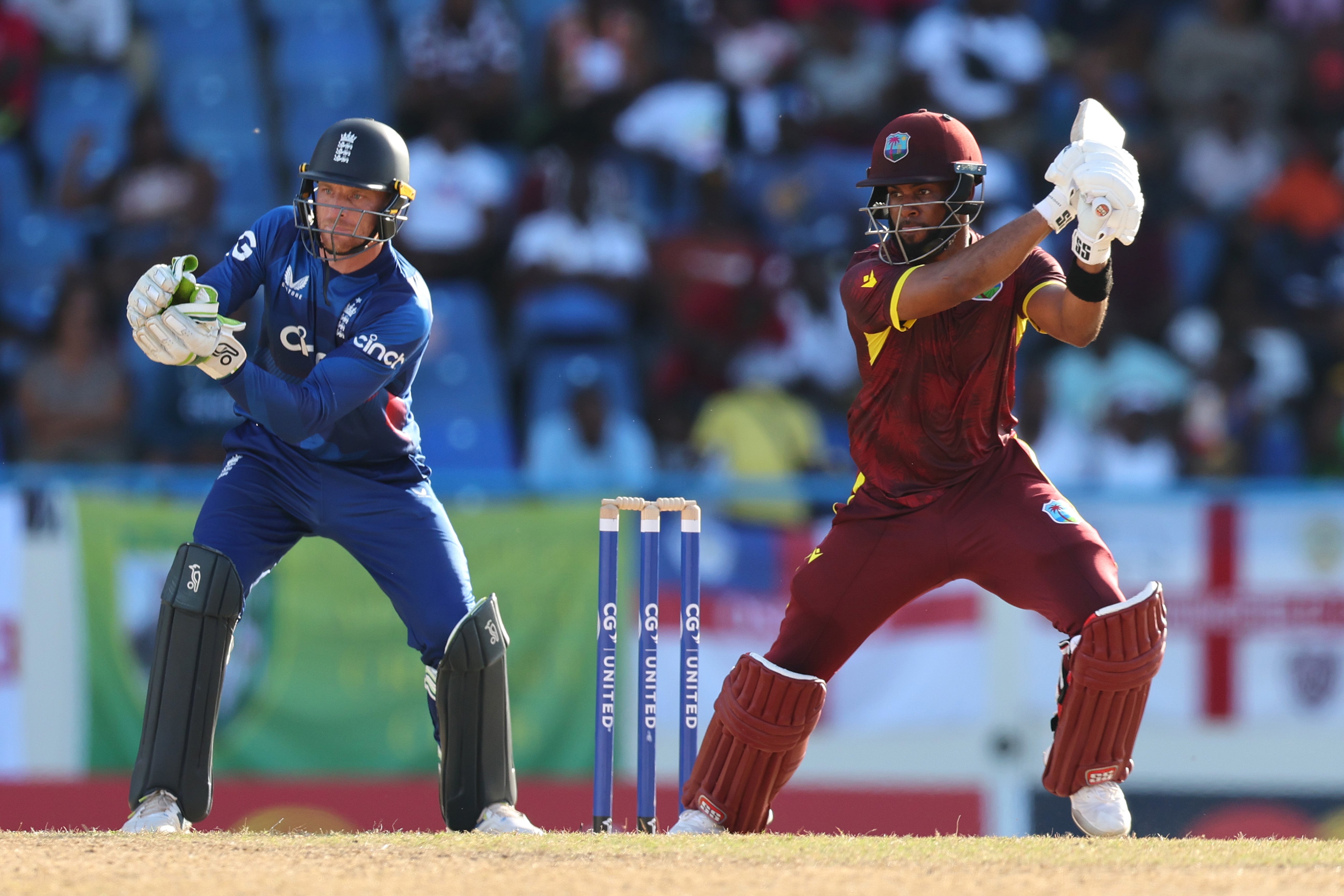 Shai Hope helped West Indies to victory