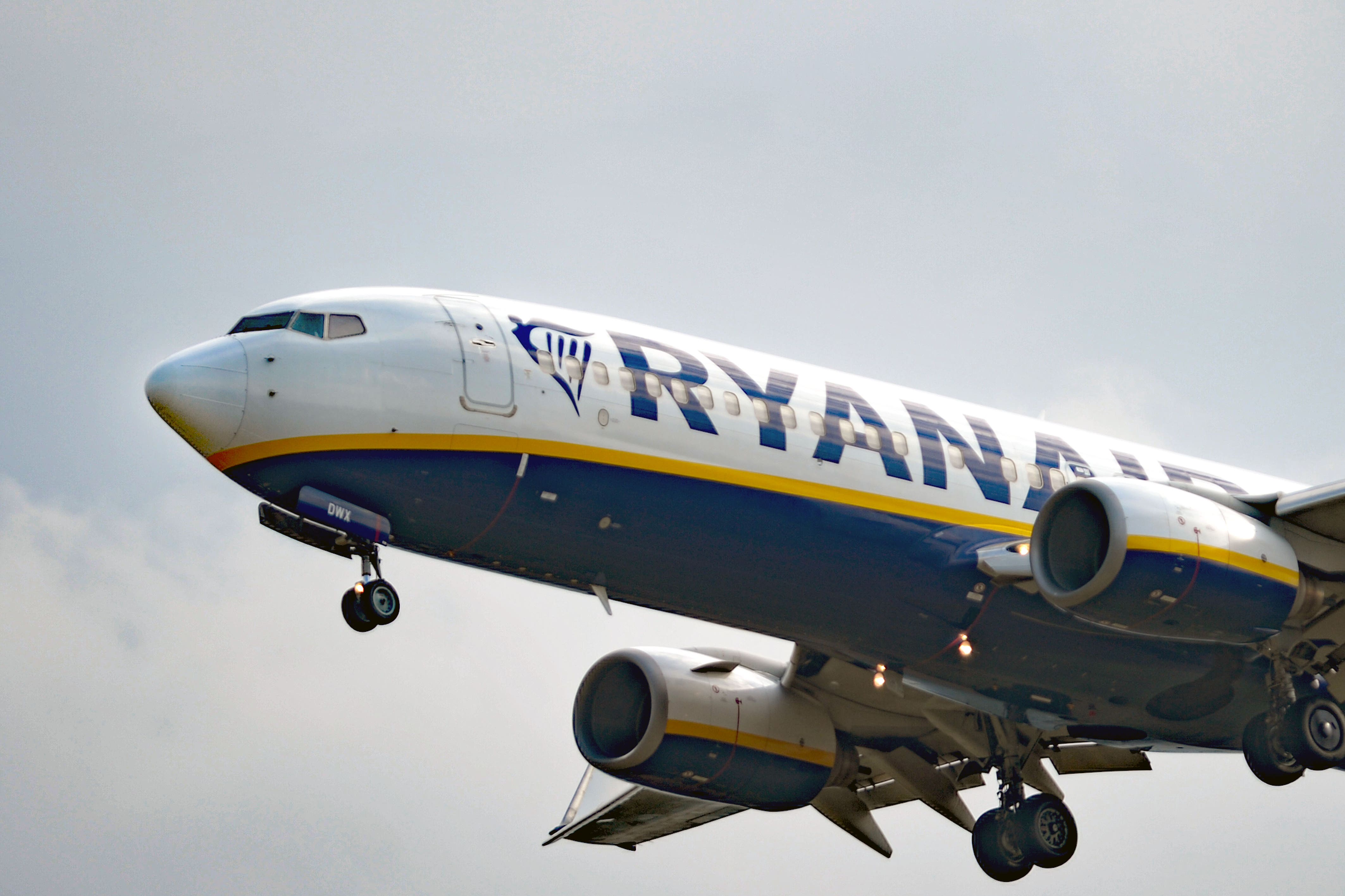 Ryanair’s latest passenger statistics showed it operated over 66,400 flights in November (PA)