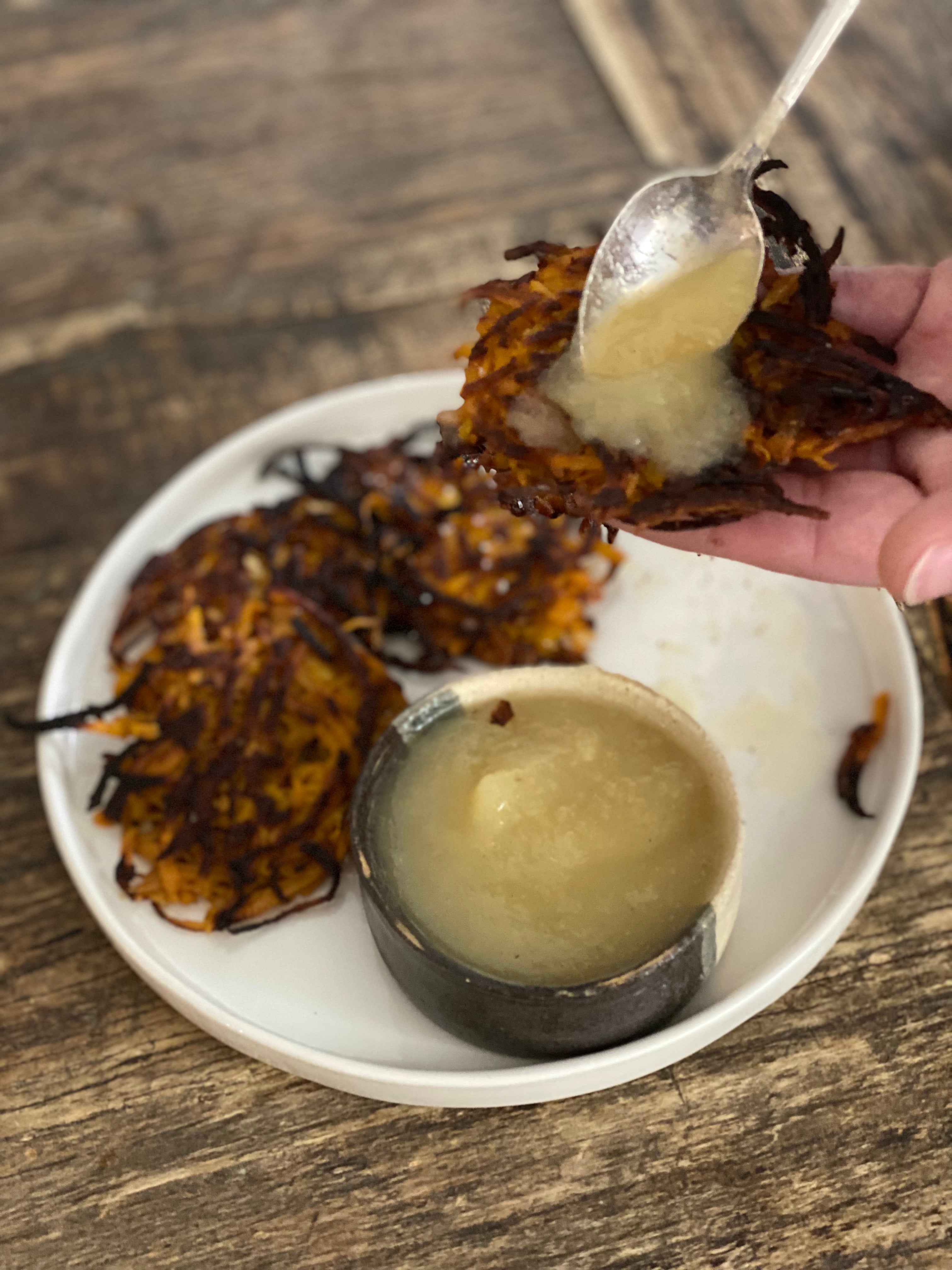 Food Hanukkah Sweet Potato Latkes