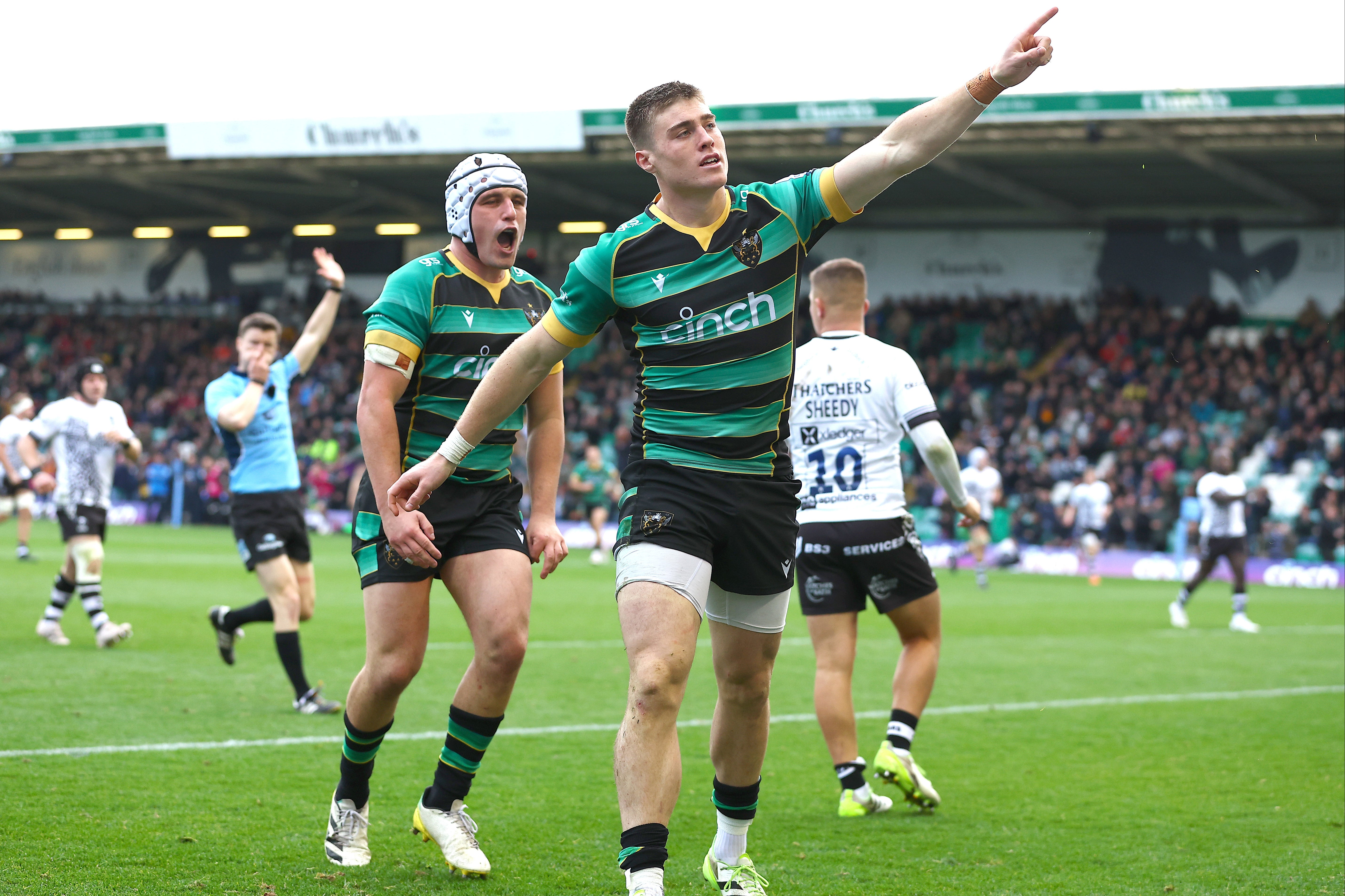 Freeman is among a crop of young England stars at Northampton