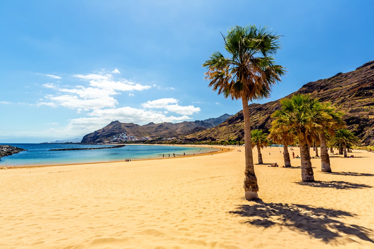 Tenerife lies off the coast of Morocco