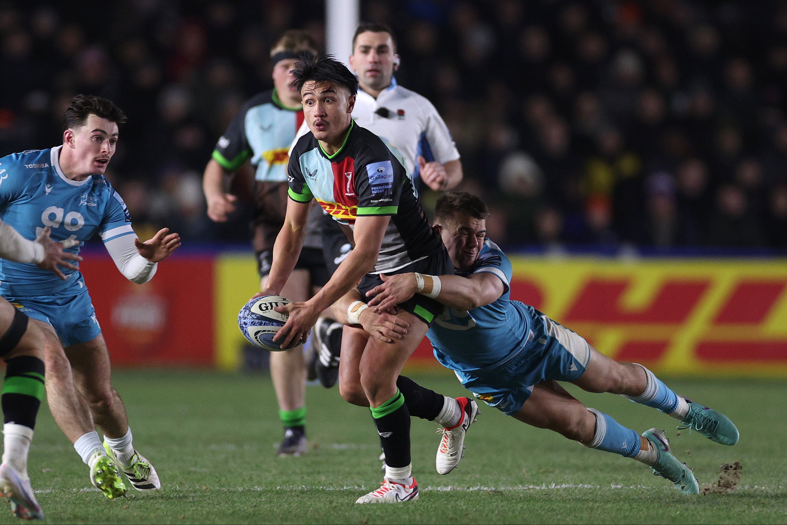 Marcus Smith was back to his best in Harlequins’ bonus-point win over Sale