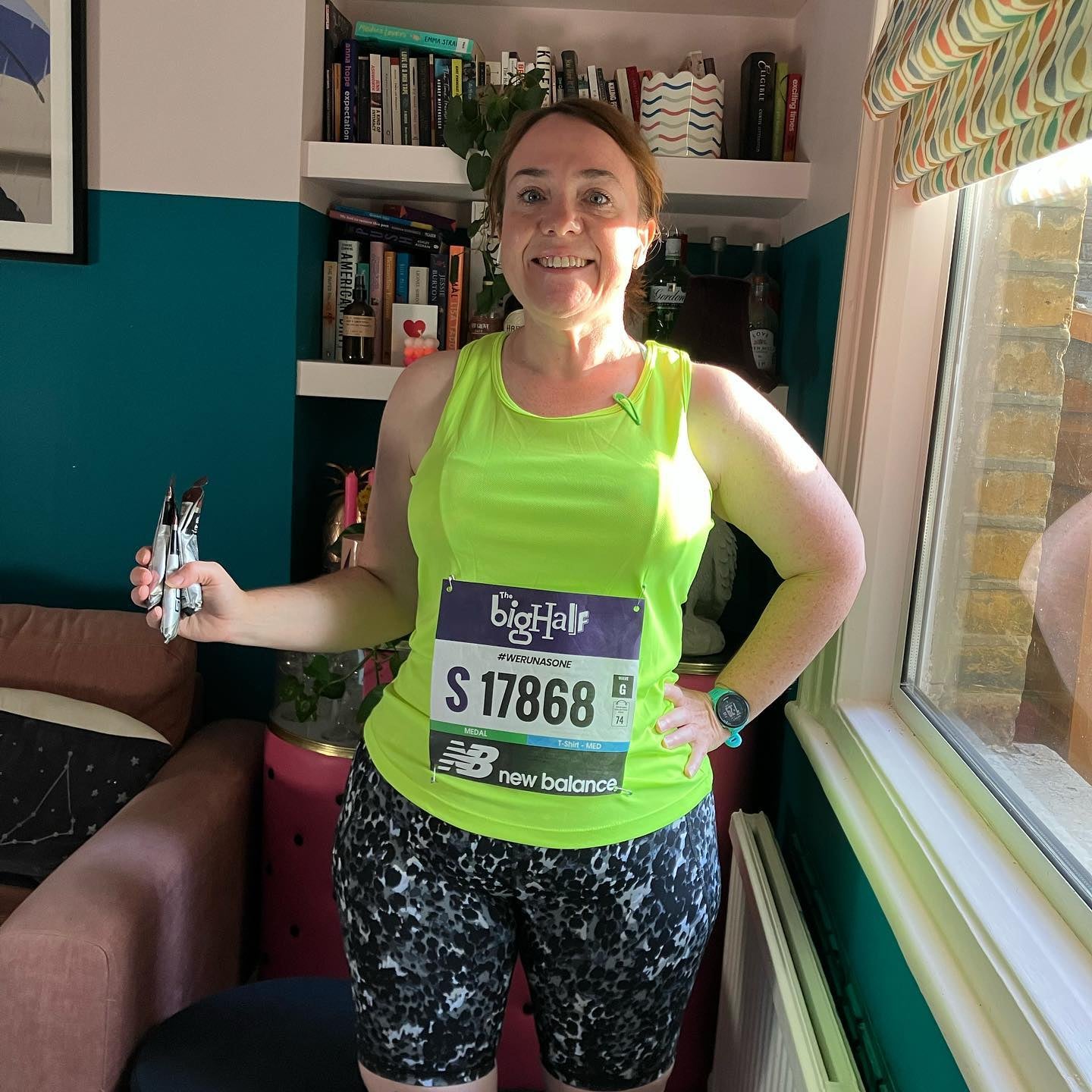 Mohan discovered the joys of running during lockdown