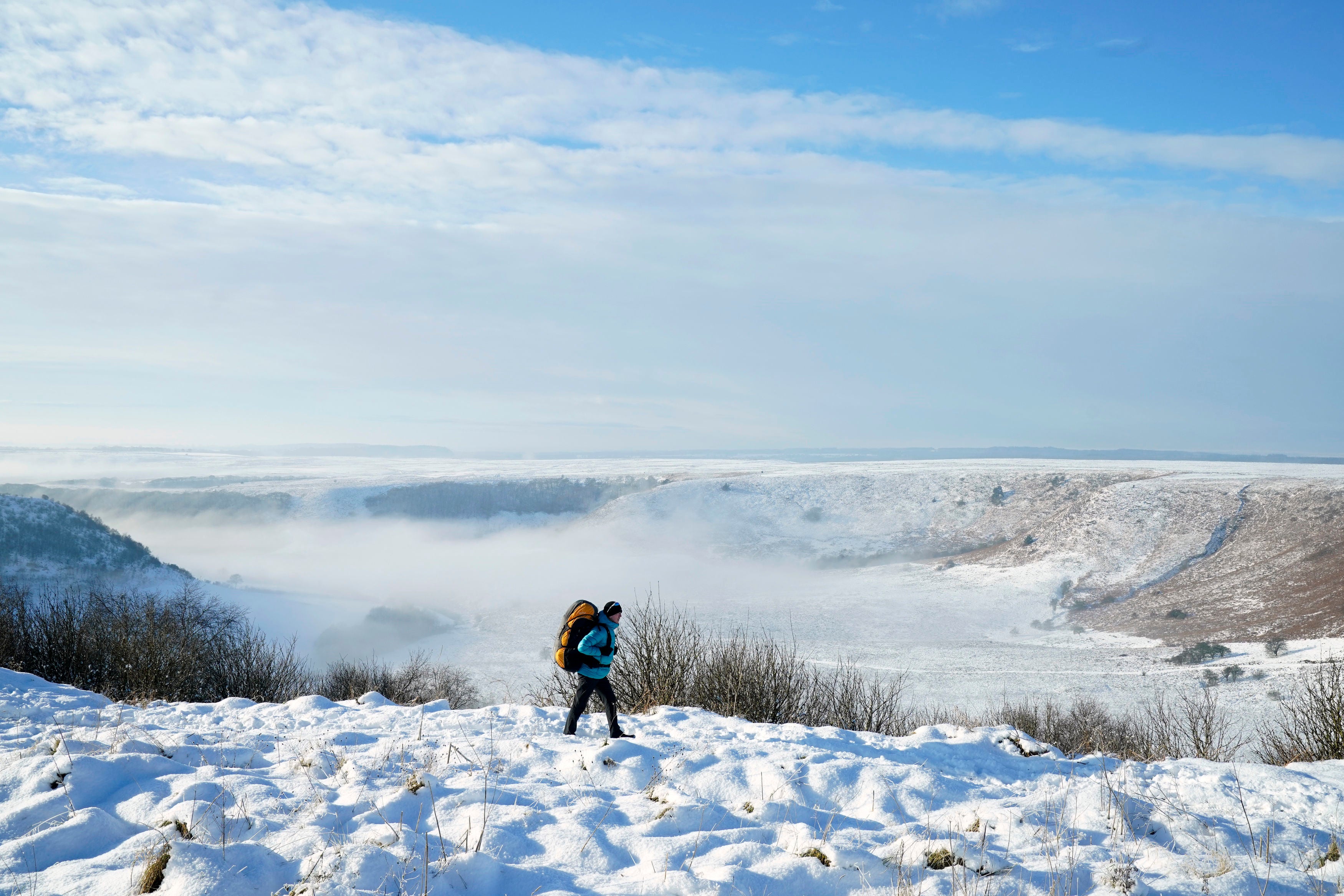 File picture above the Hole of Horcum at the North York Moors