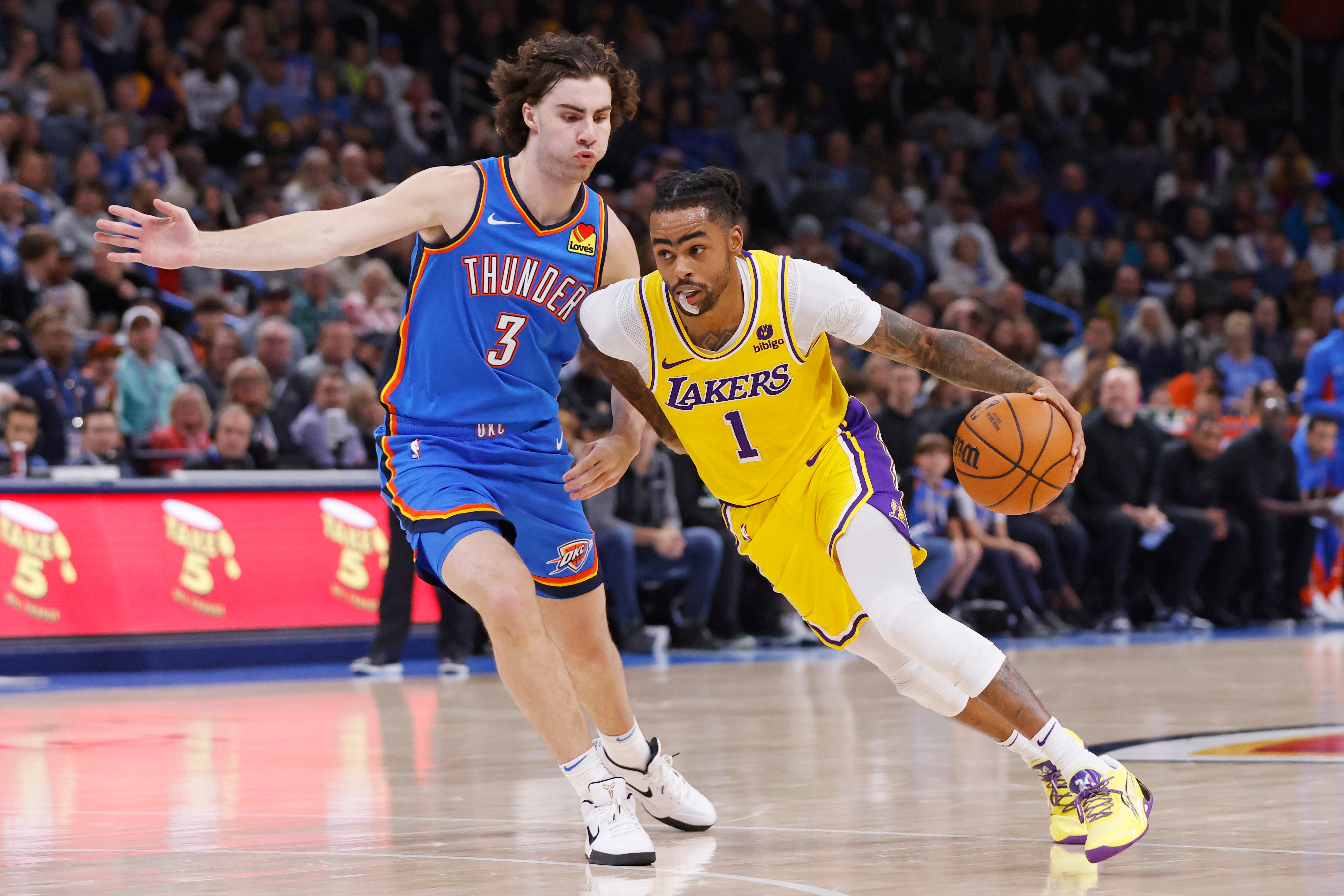 Lakers Thunder Basketball