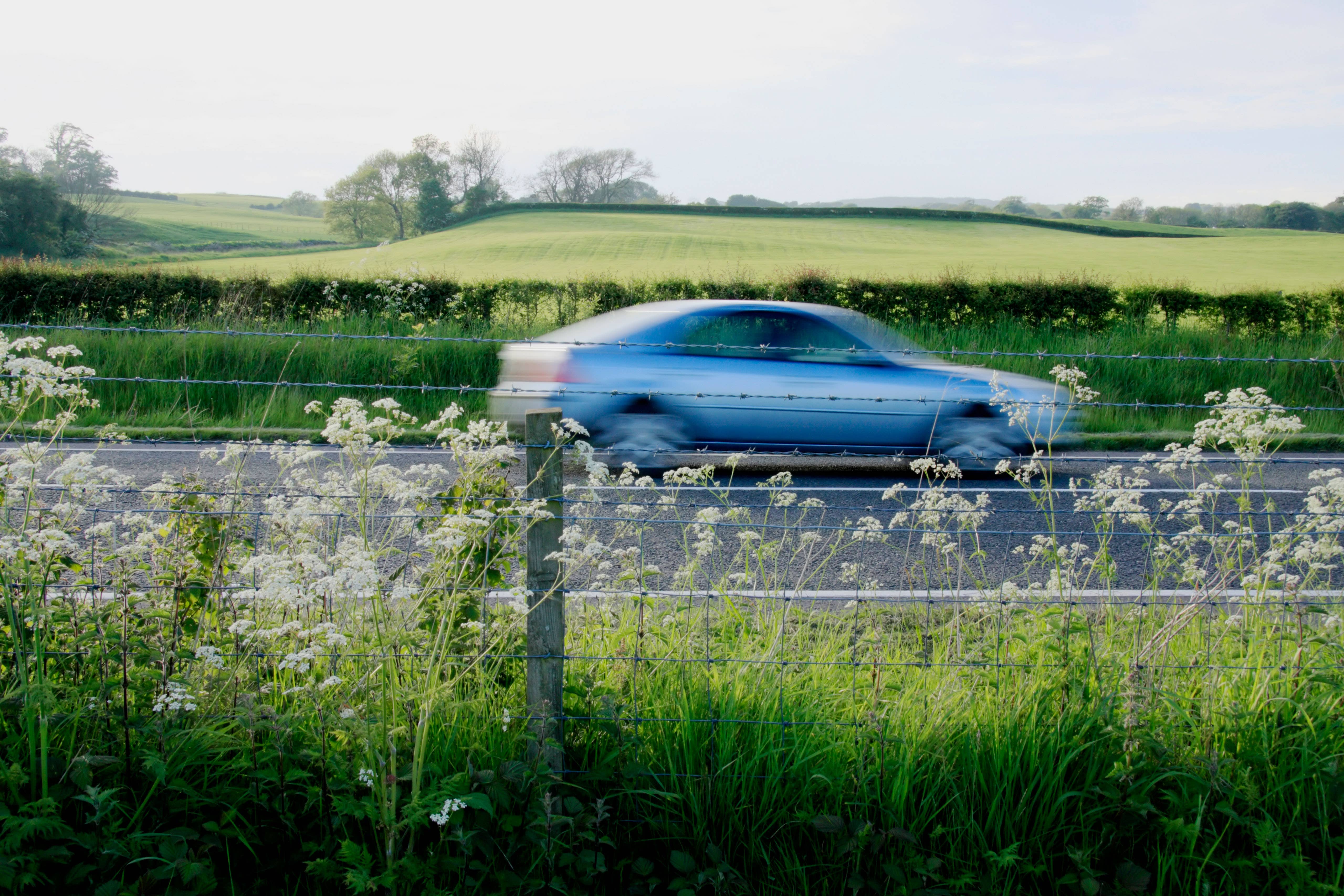 Vehicle crashes on rural roads are more deadly overall, research suggests (Alamy/PA)