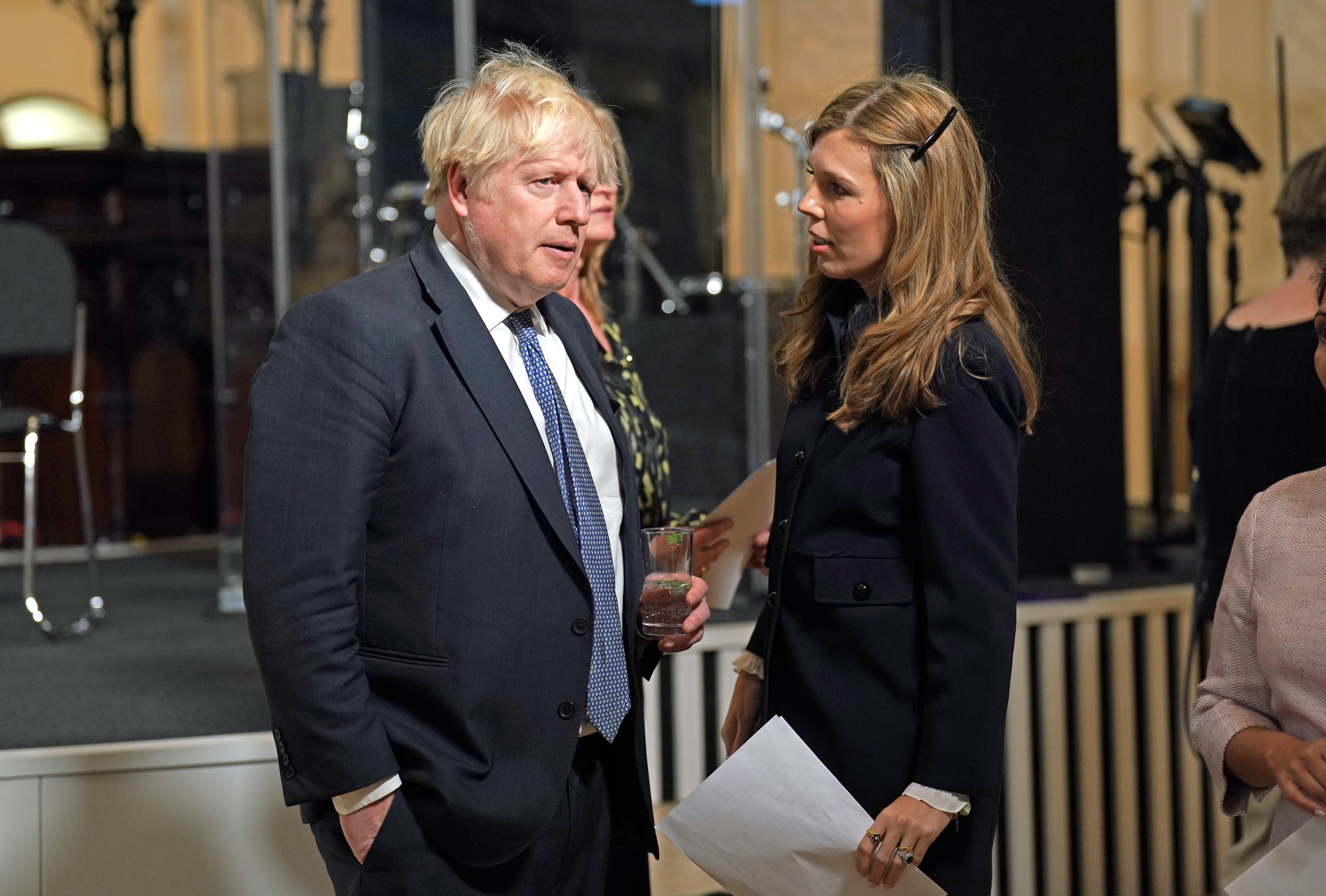 The couple in Westminster in March, for the launch of a campaign to prevent the release of Robert Brown