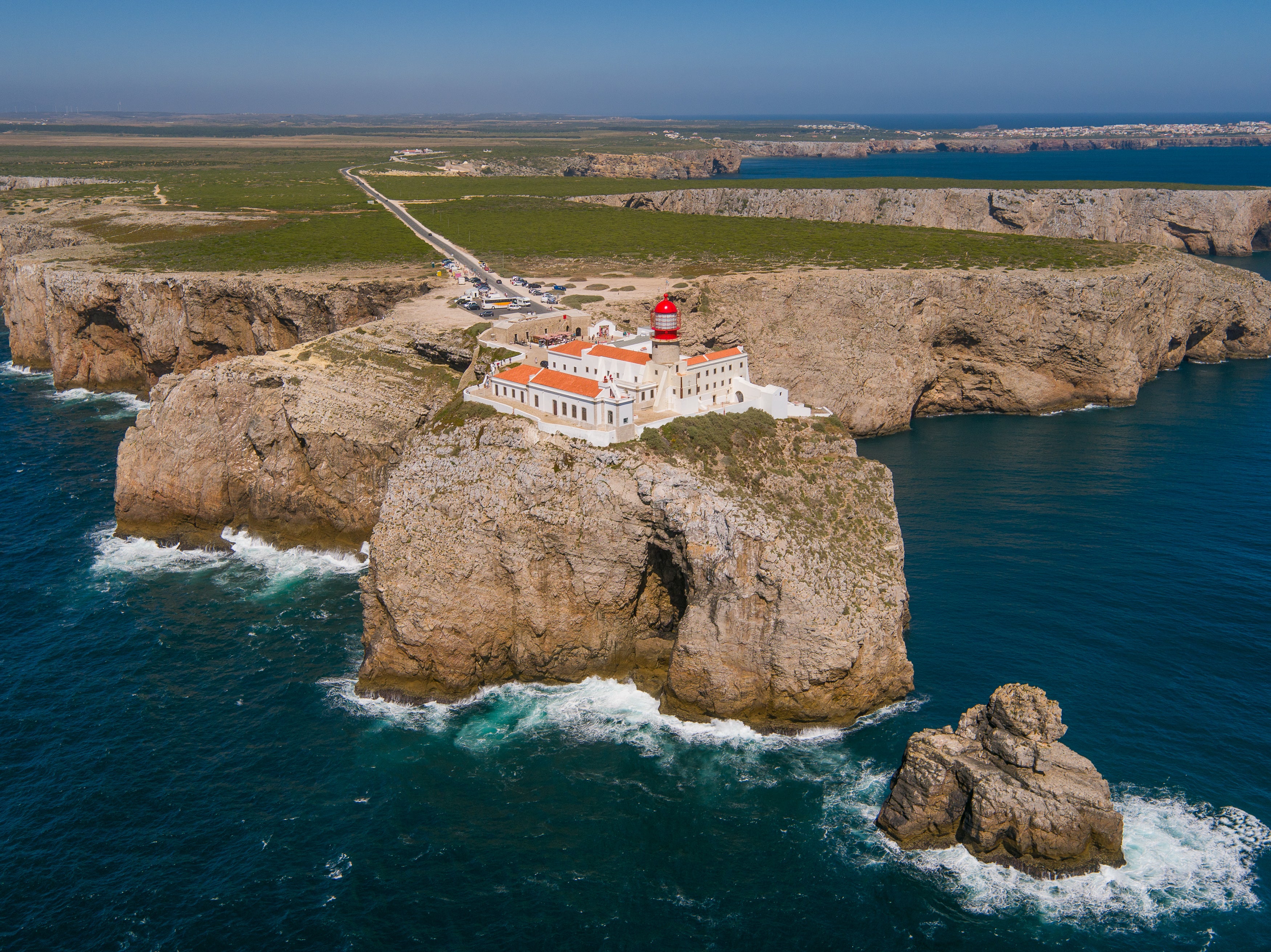 Take in breathtaking views at Cape St Vincent, on this longer, more challenging coastal ride