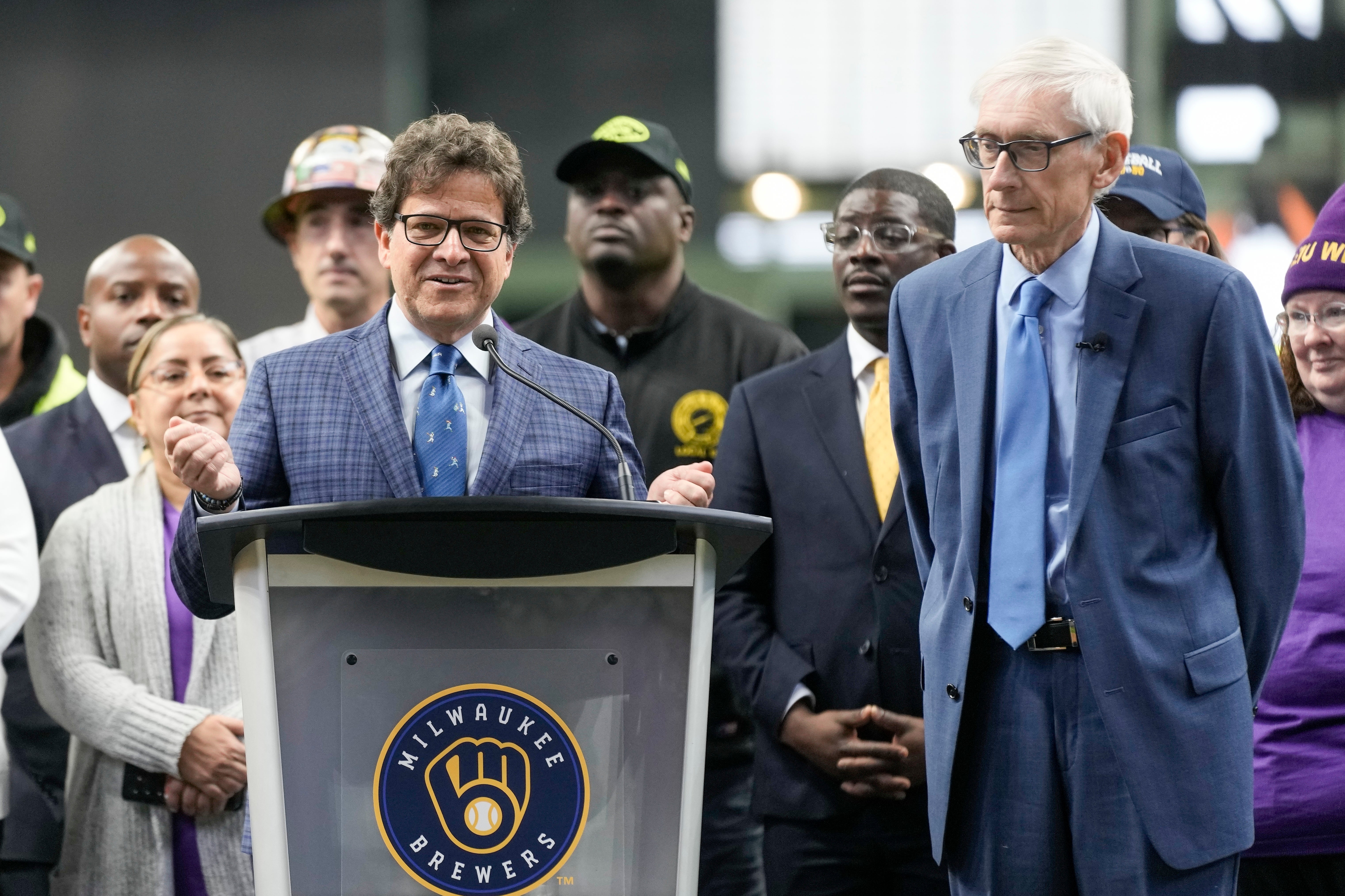 Brewers Stadium Repairs Baseball