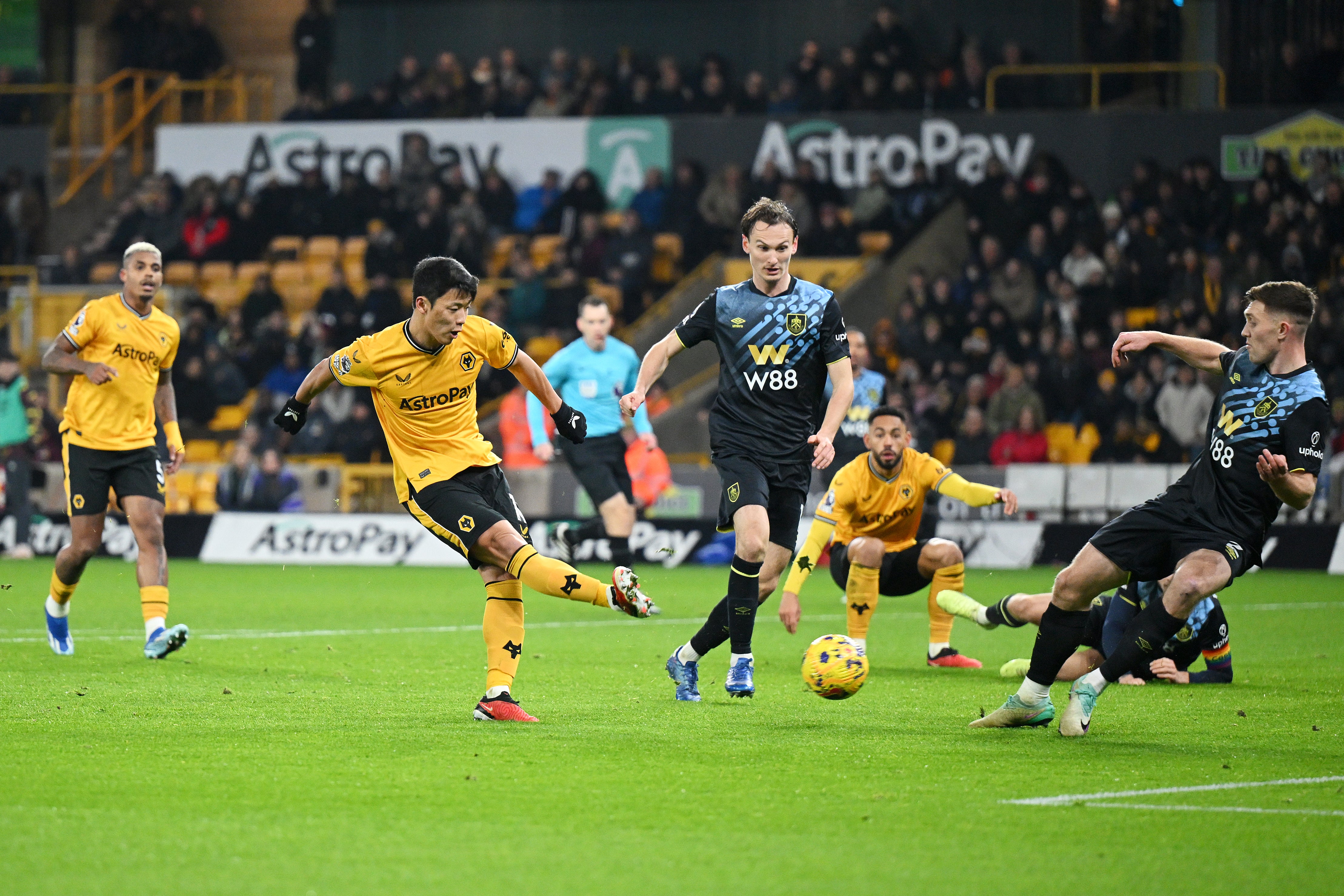 Hwang Hee-Chan scored the only goal fo the game at Molineux