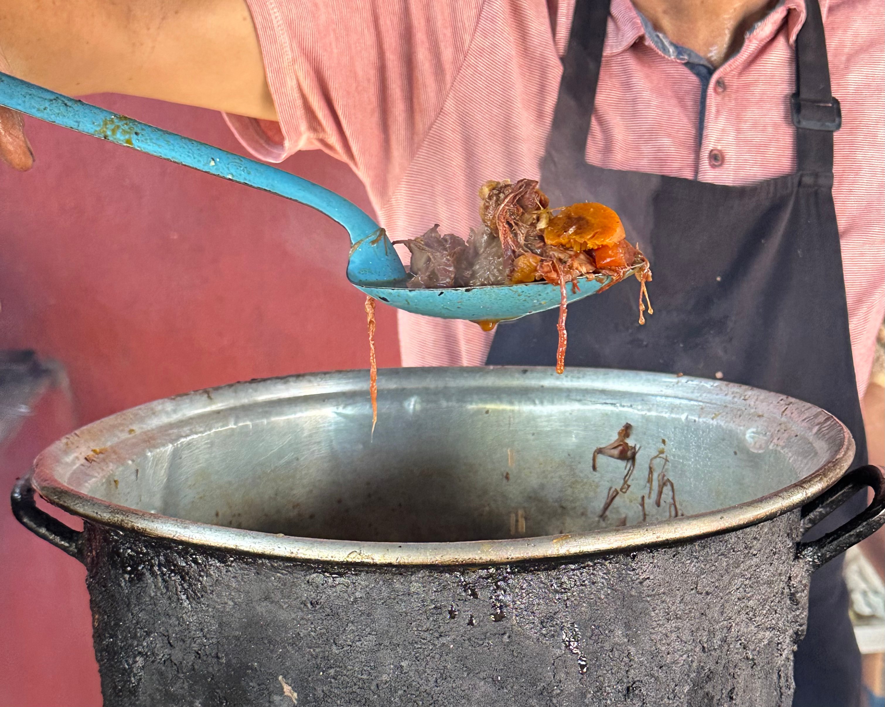 The slow-cooked meat at Barbacoa En Que El 40