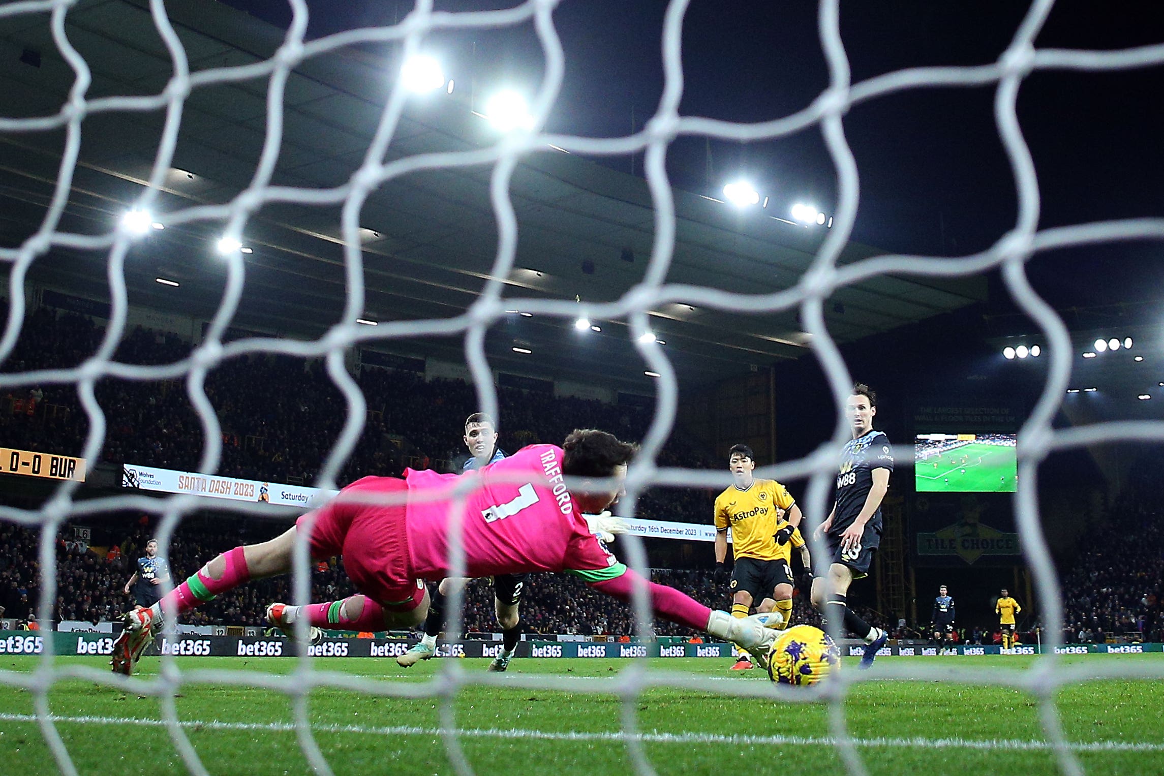 Hwang Hee-Chan scored a first-half winner against Burnley. (Nigel French/PA)