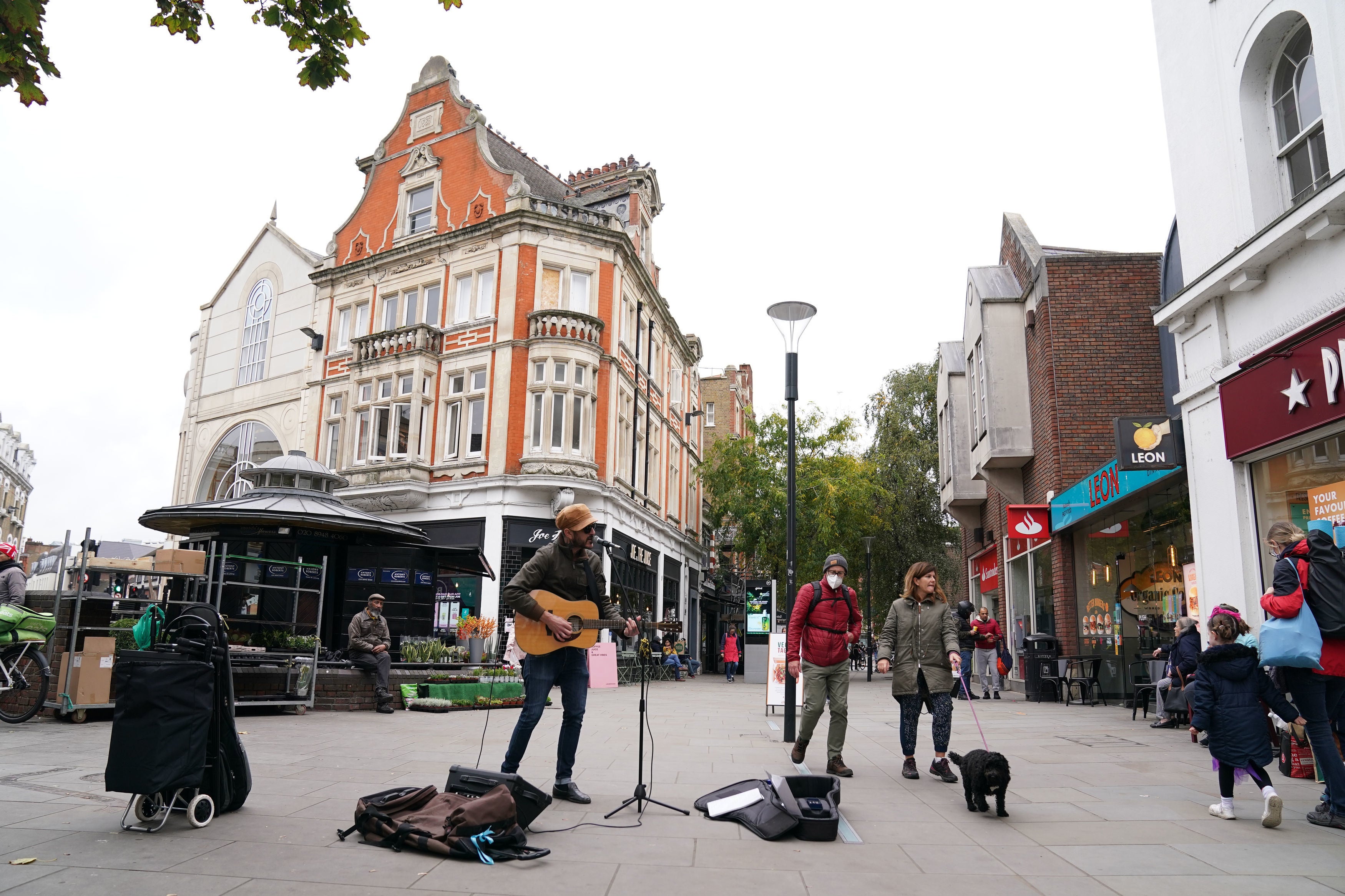 Shoppers in Richmond upon Thames, south west London