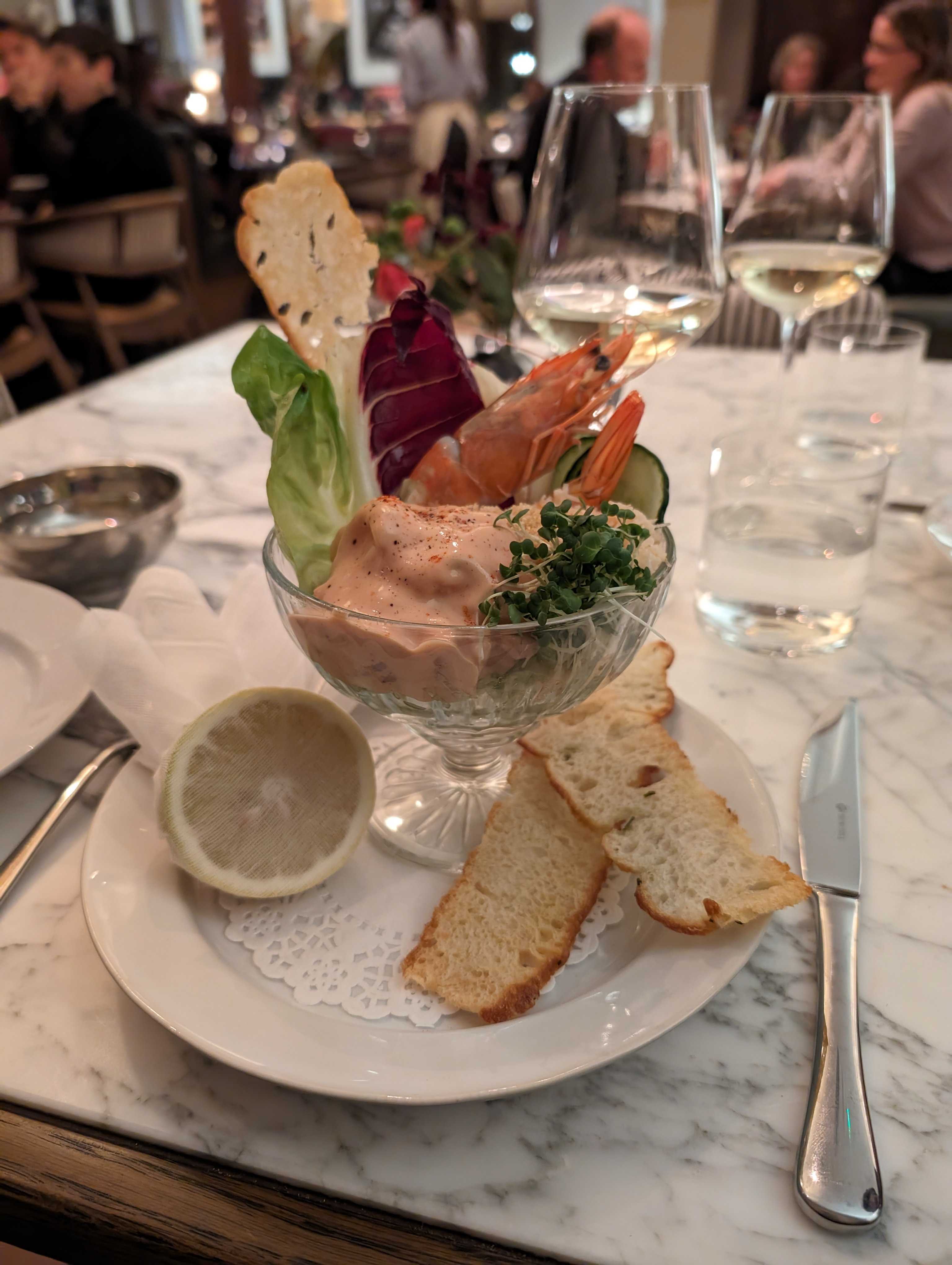 The seafood cocktail, £16