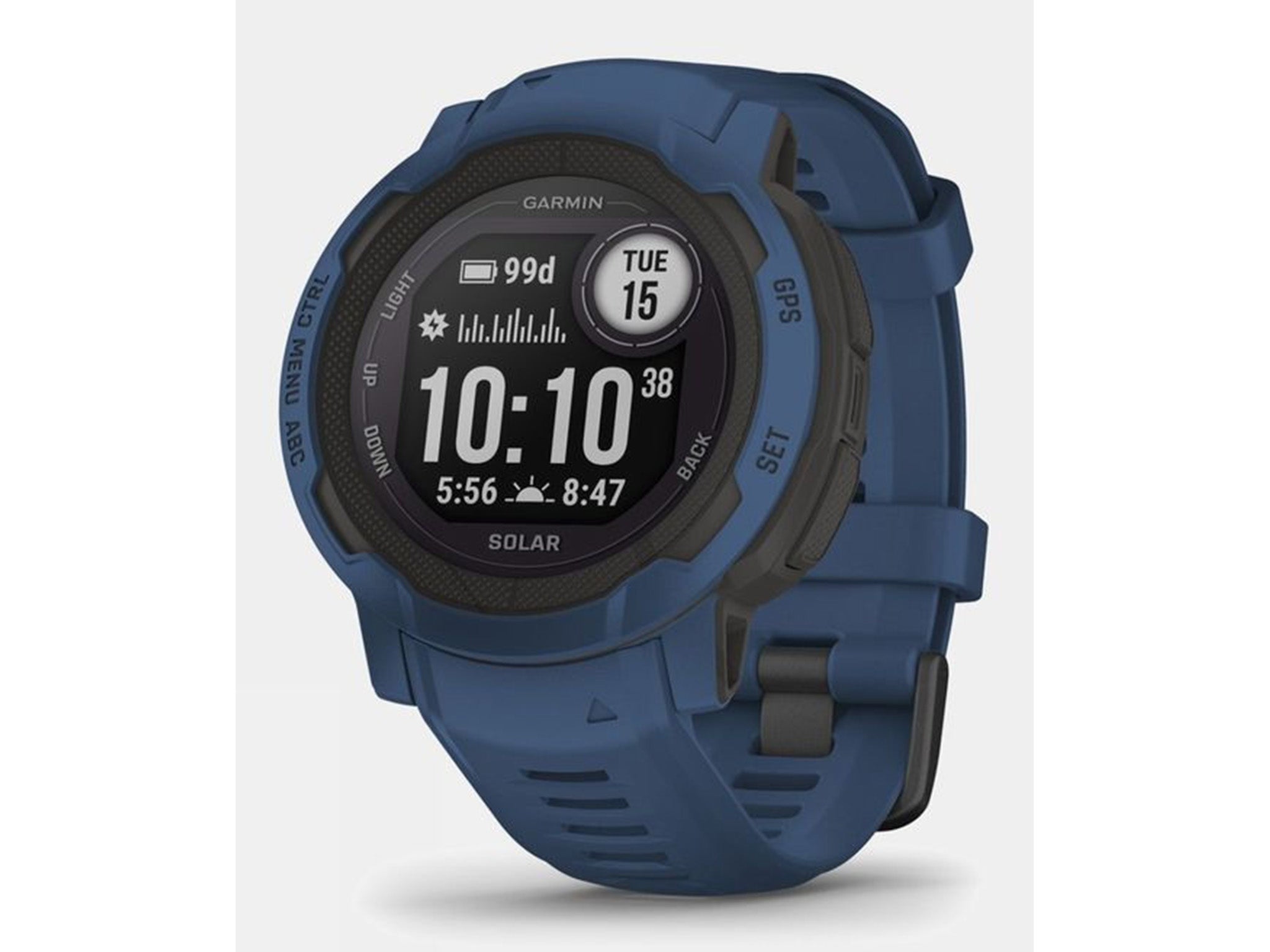 Garmin instinct crossover, solar blue