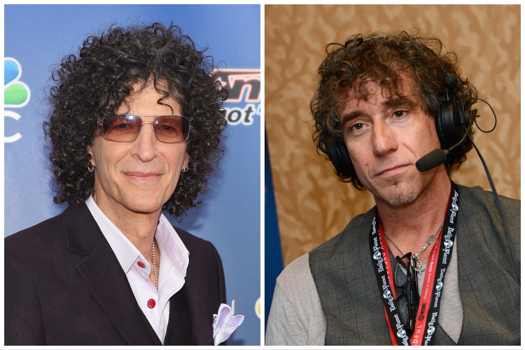 Howard Stern (left) and Ralph Cirella