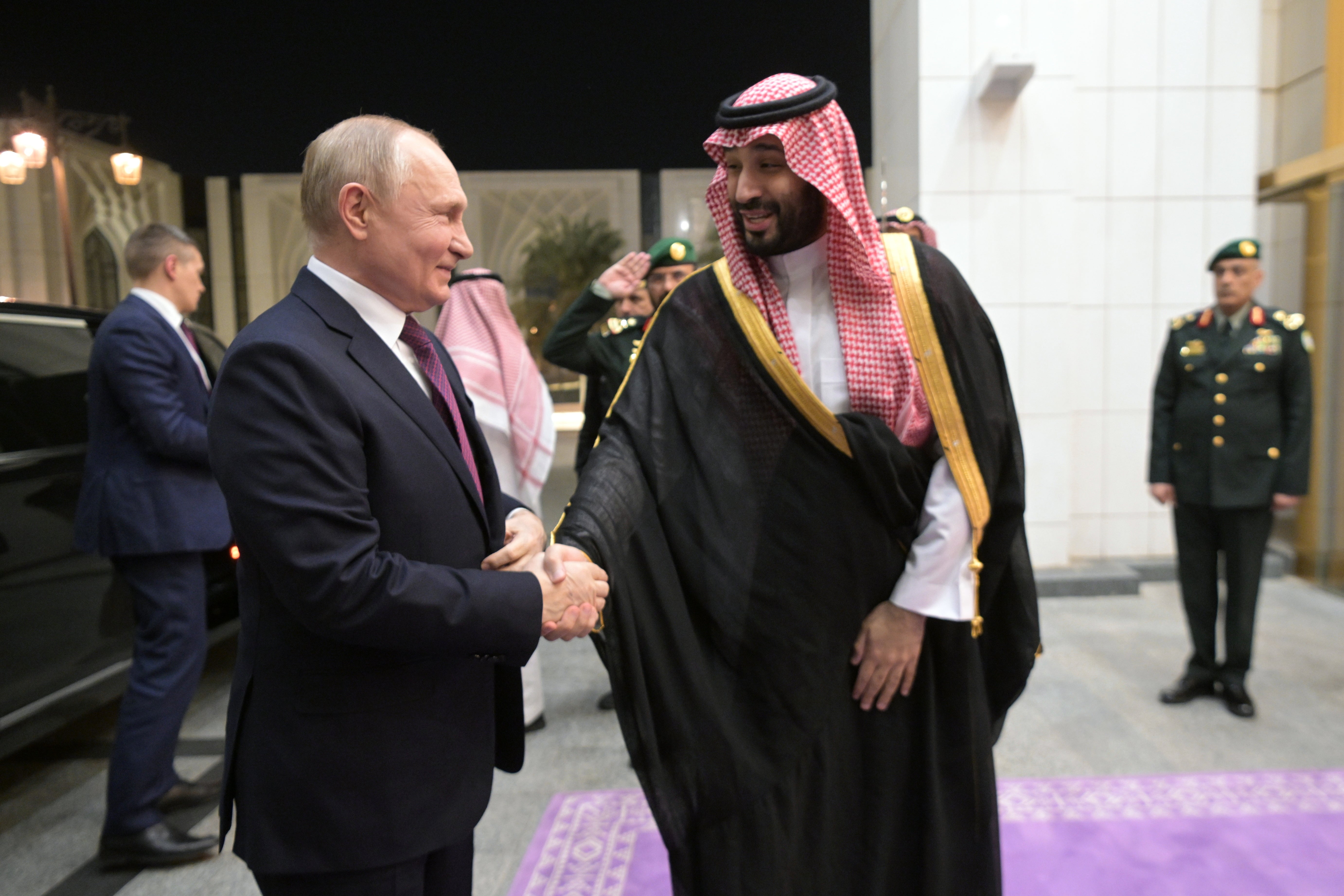 President Vladimir Putin visited Saudi Arabian Crown Prince Mohammed bin Salman al Saud in December last year